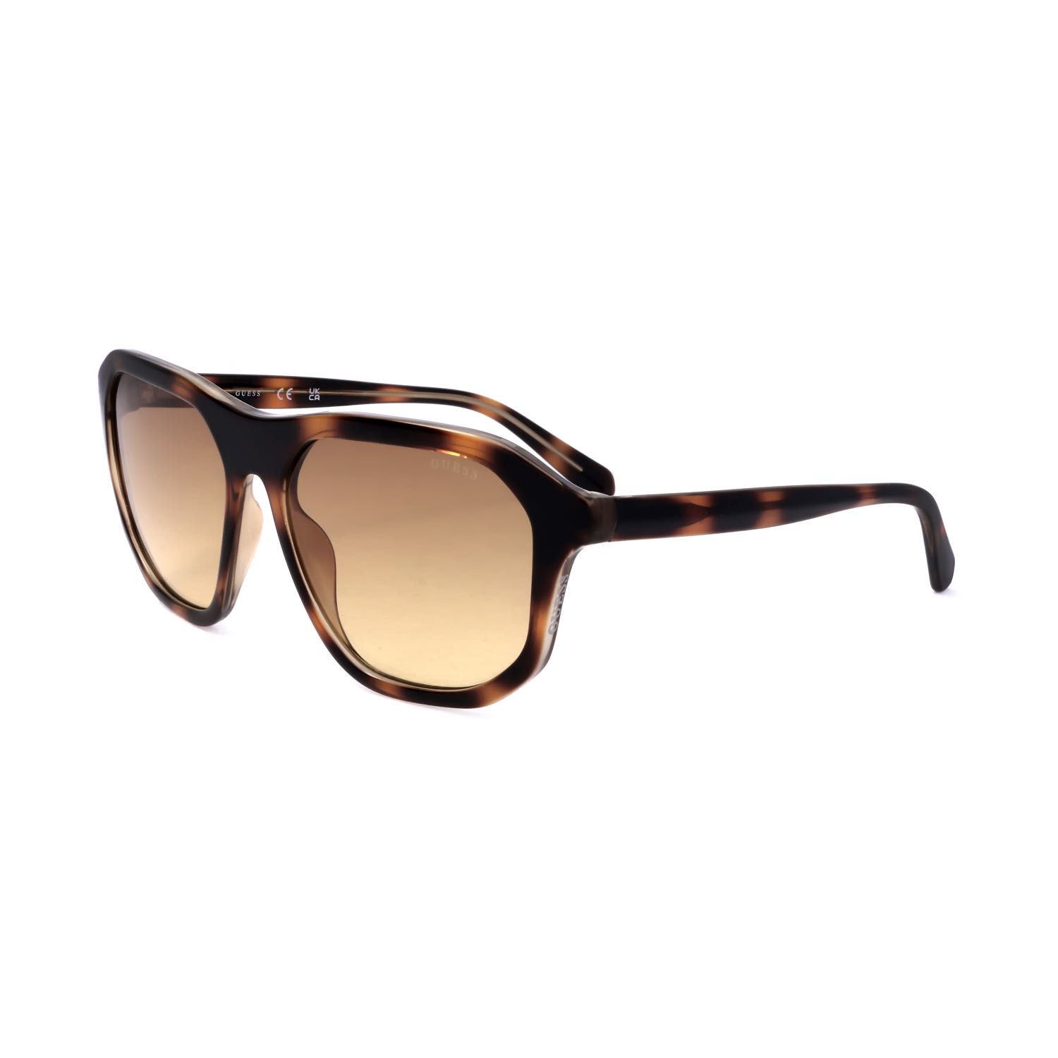 Guess Uomo Occhiali Da Sole Gu00057 Mottled Brown 1 St