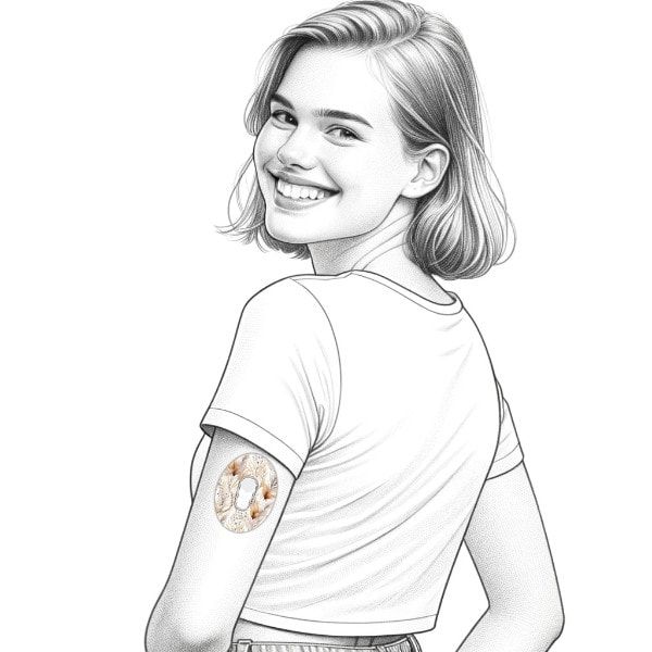 Diasticker® Dexcom G6 Fixiertapes "Grain"