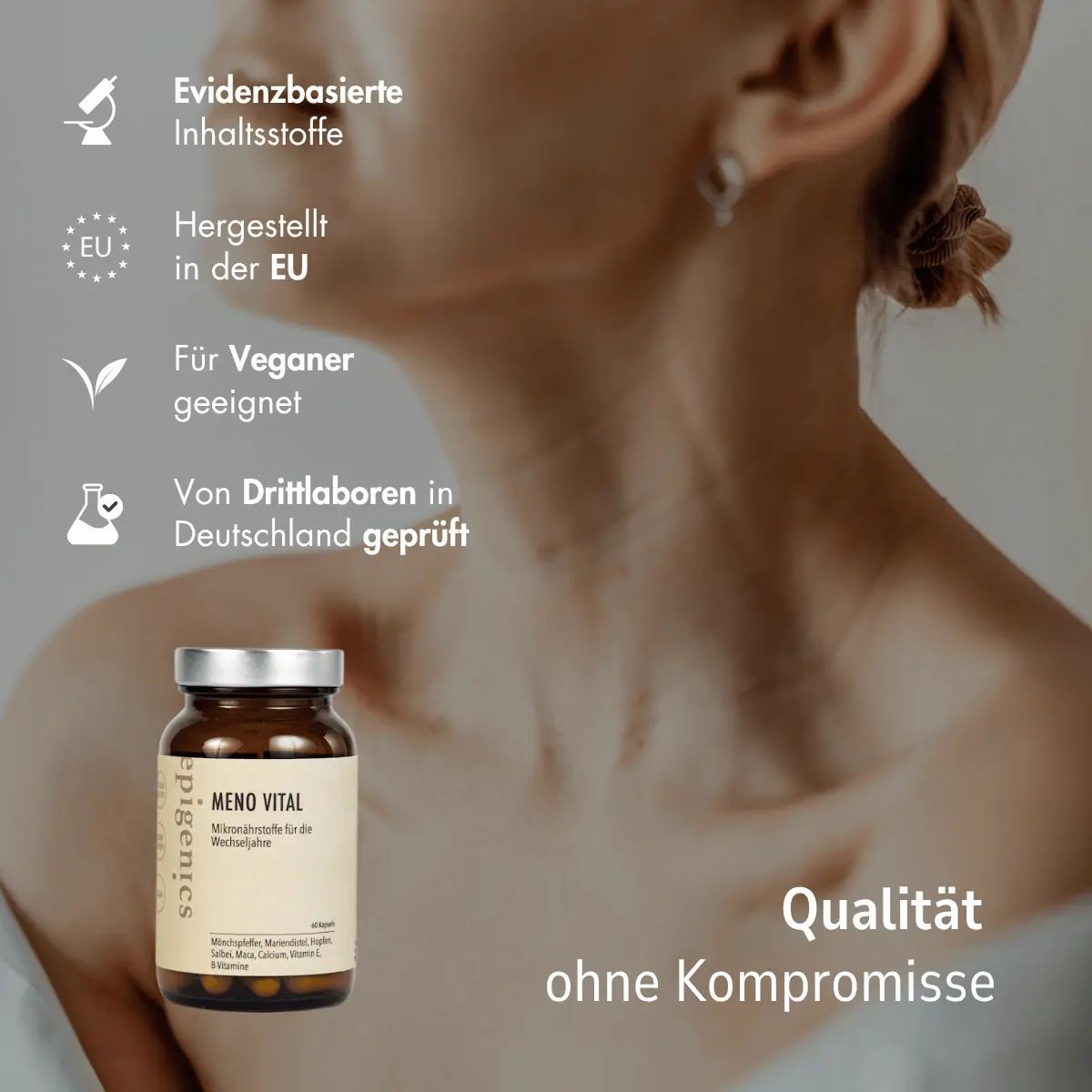epigenics® Meno Vital - Mikronährstoffe für natürliche Unterstützung während der Wechseljahre