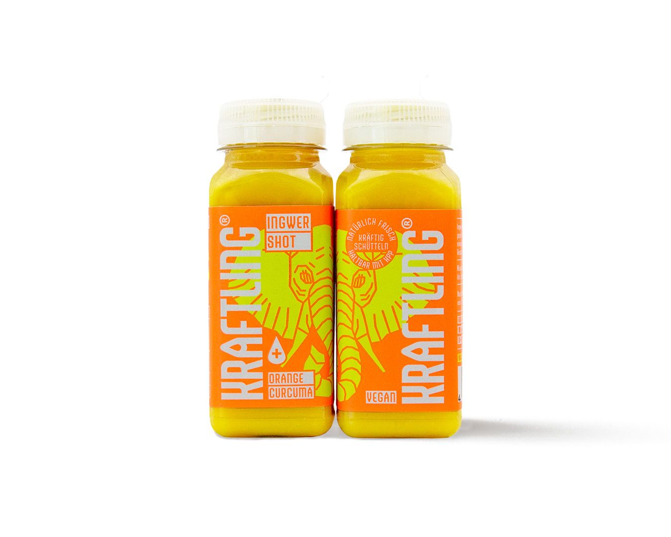Kraftling Ingwer Shot Orange Curcuma