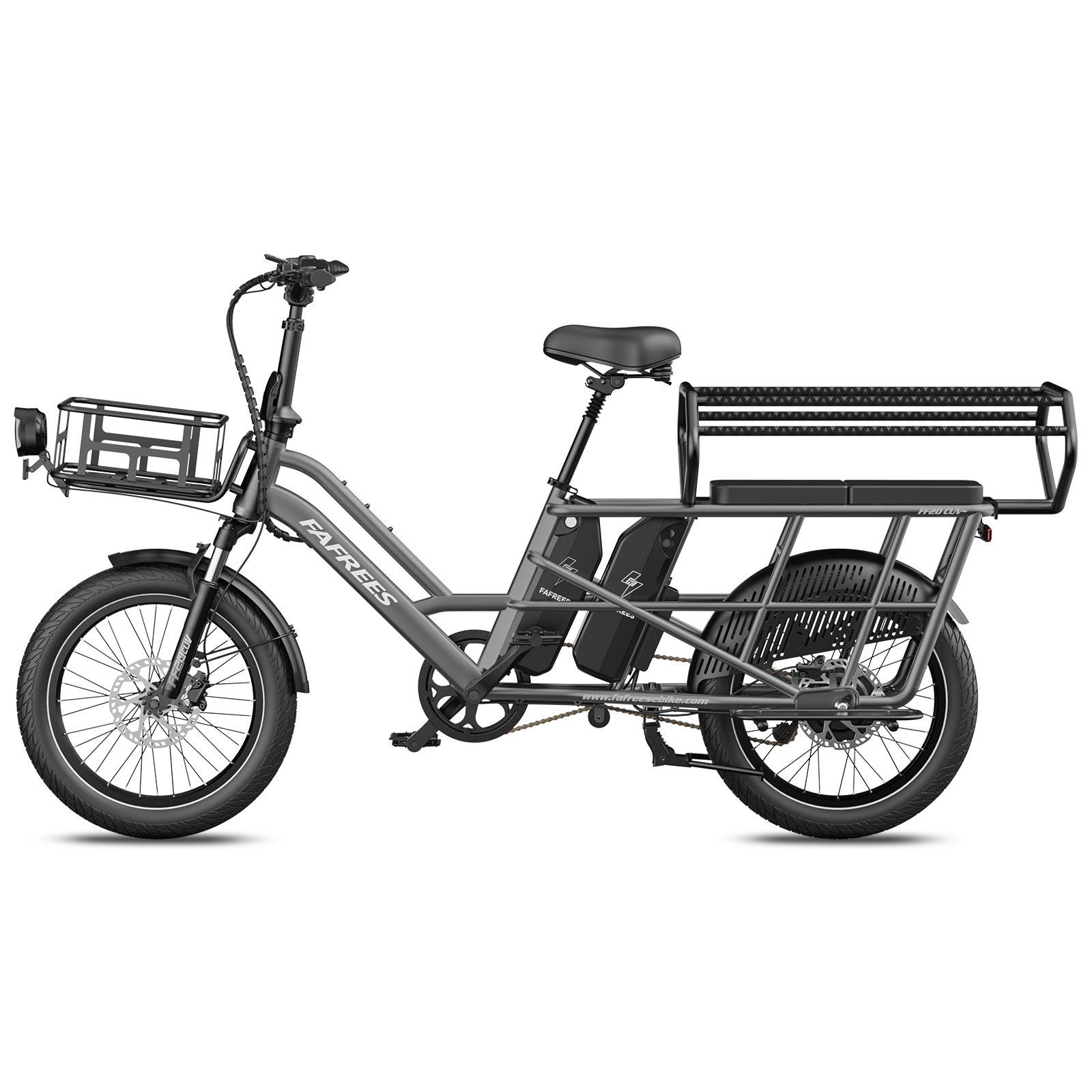 FAFREES FF20 CUV Modulares Longtail-E-Bike – Dual-Akku 30 Ah