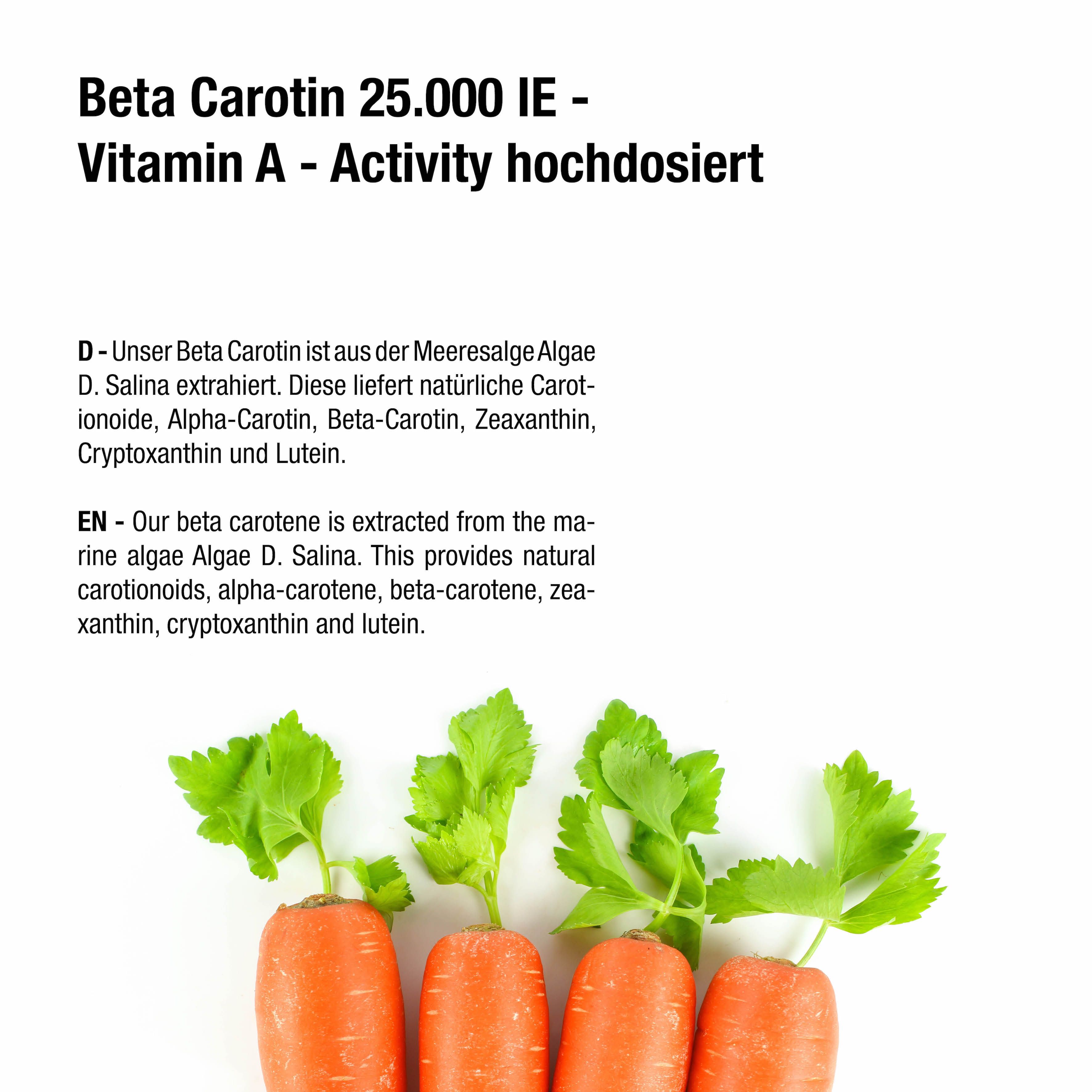 Vitabay Beta Carotin Depot 25000 I.E 180 St - SHOP APOTHEKE