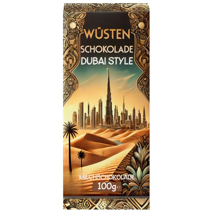 Wüsten Dubai Style Milchschokolade