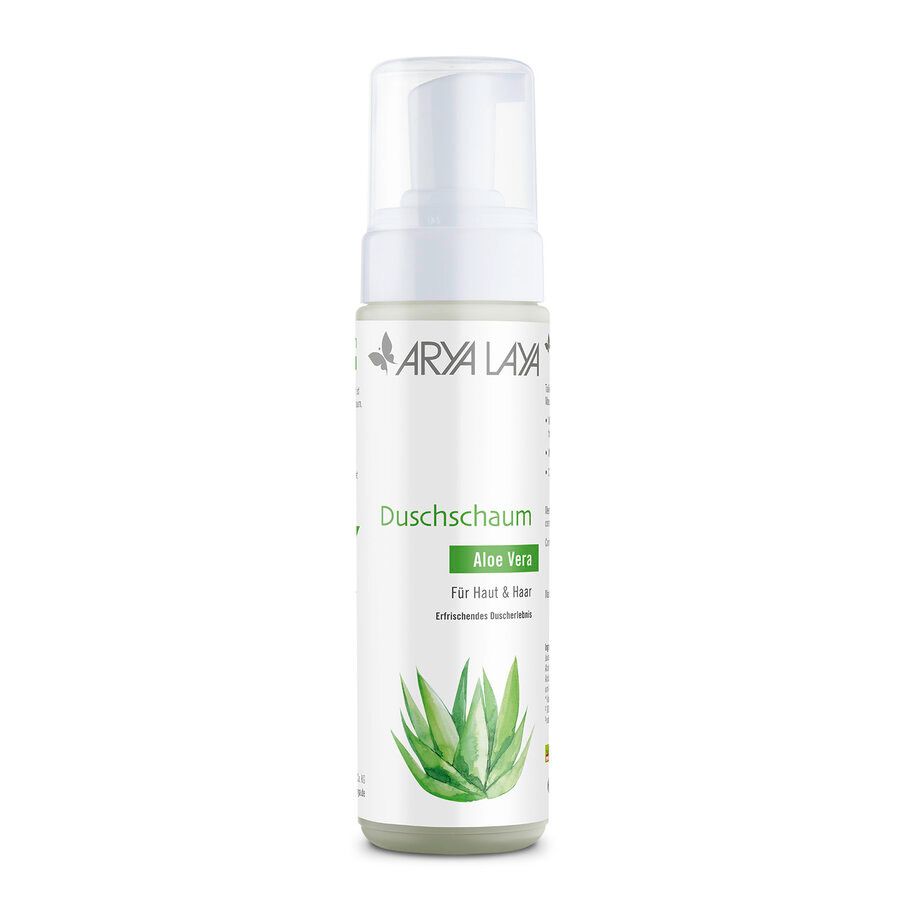 Arya Laya Duschschaum mit Aloe Vera für Haut & Haar.