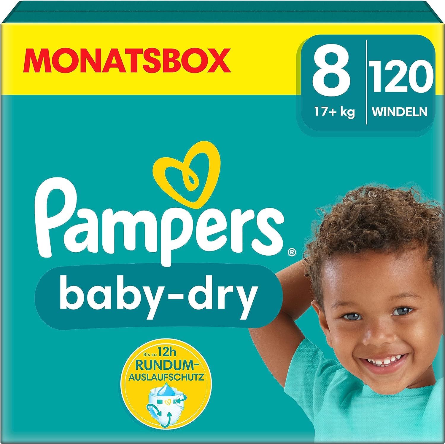 Pampers - Monatsbox "Baby Dry" Gr.8, 17kg+