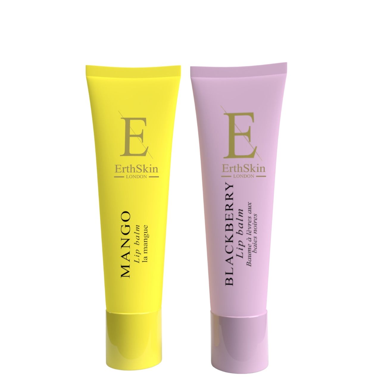 ErthSkin London Erth – Lippenbalsam Set mit Mango und Brombeere set