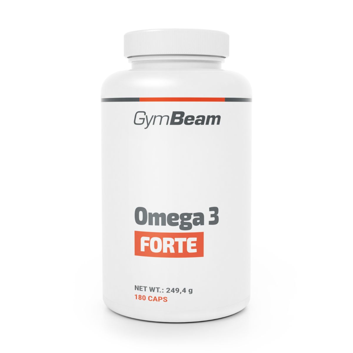 GymBeam Omega 3 Forte Fischöl mit EPA und DHA Kapseln 180 St