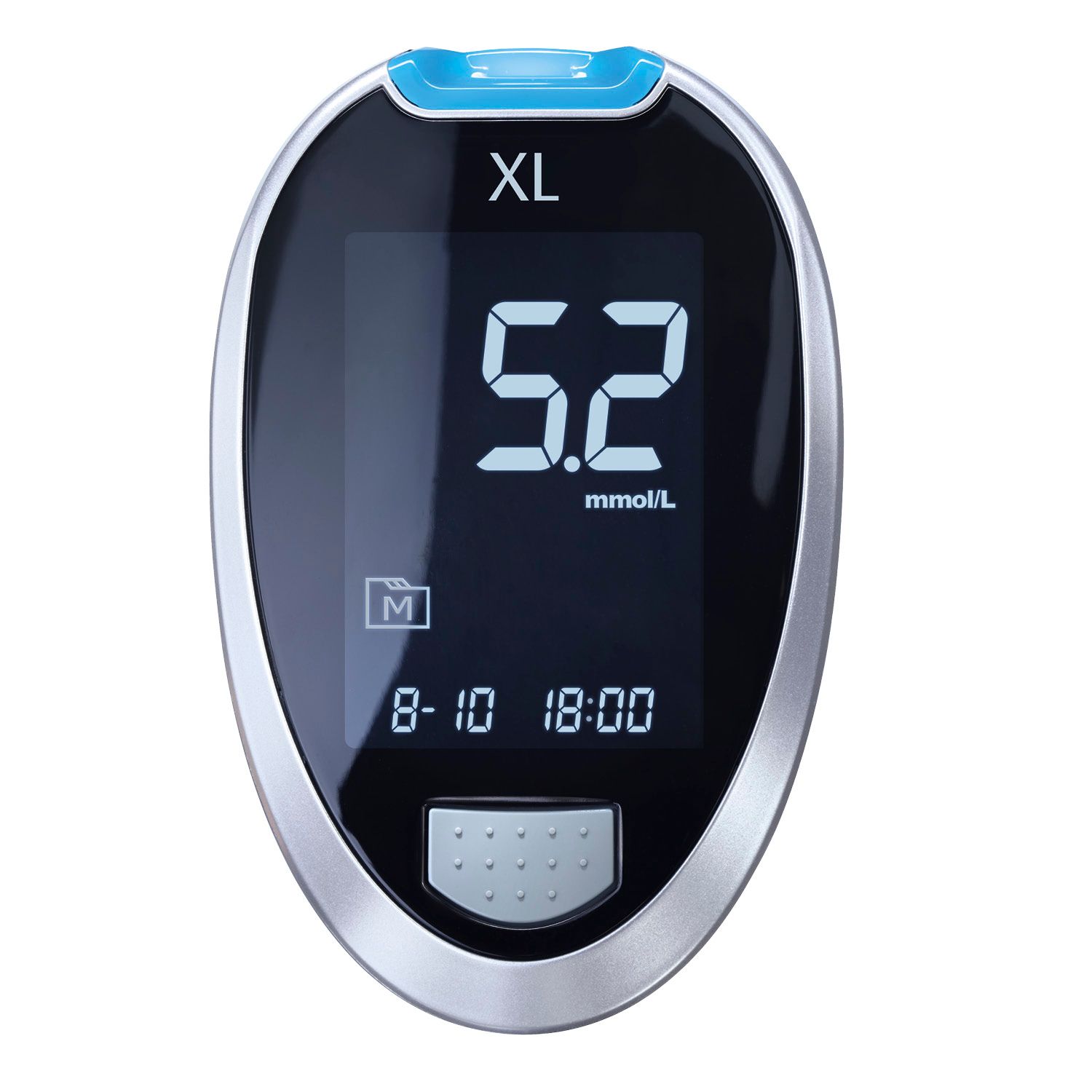 GlucoCheck XL Set [mmol/L] mit 60 Teststreifen zur Kontrolle des Blutzuckers 1 St