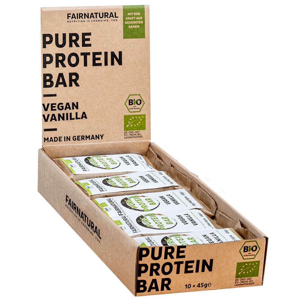 Fairnatural Bio Vegane Proteinriegel 450 g