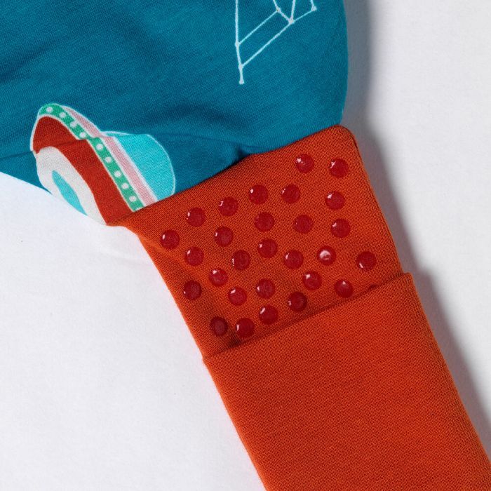 schlummersack Baby Schlafsack mit Füßen ganzjährig in Oeko-Tex Qualität 2.5 Tog 80 cm Space