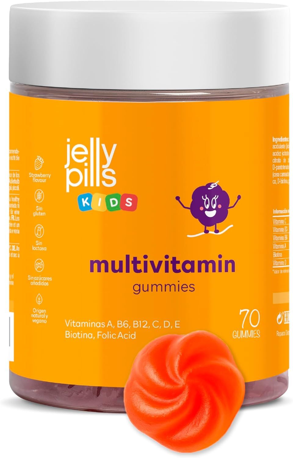 Jelly Pills Multivitamin- und Mineralstoff-Gummies für Kinder 70 St