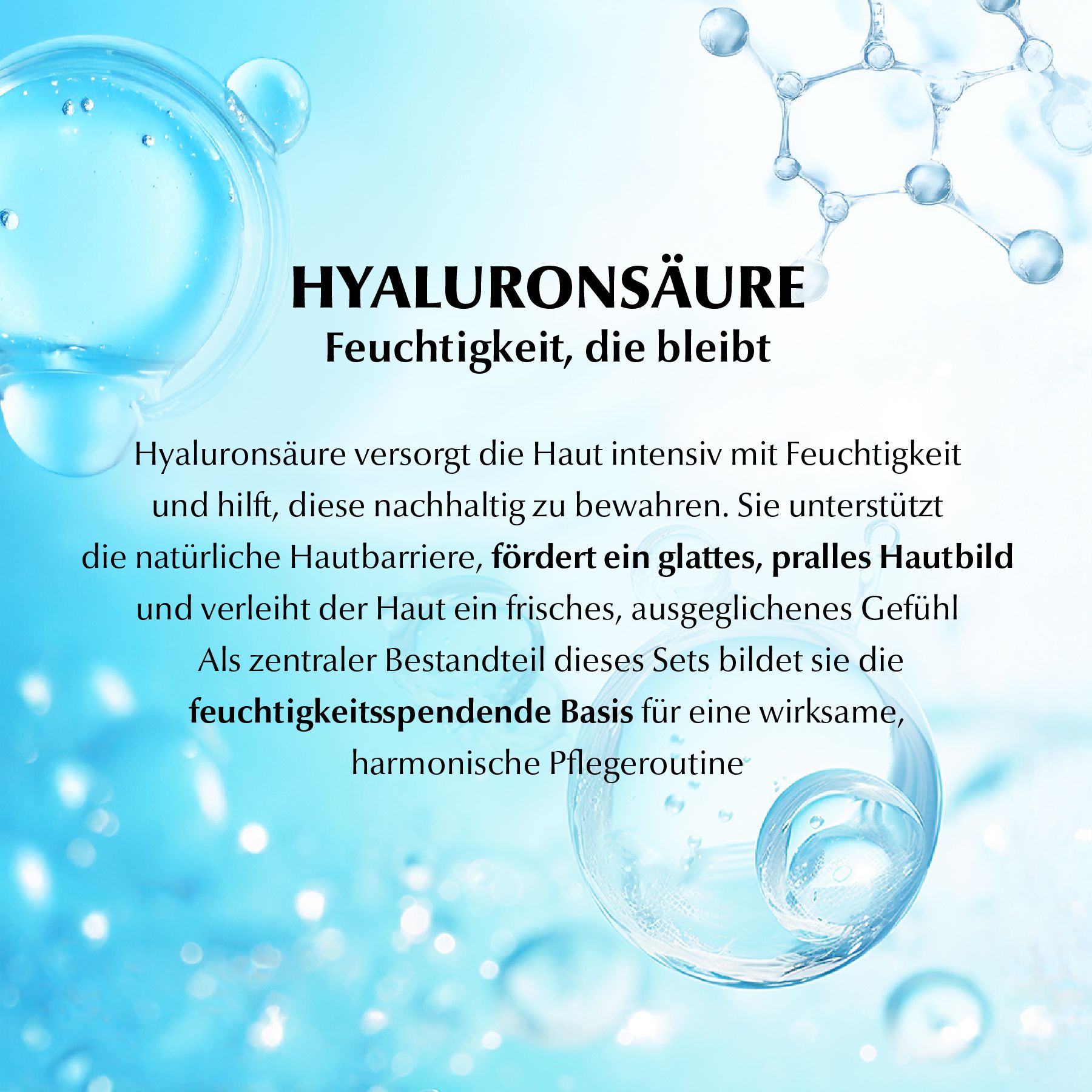 DR RASHEL Gesichtspflege-Set Hyaluronic Acid Serum Cream Cleanser Toner SPF