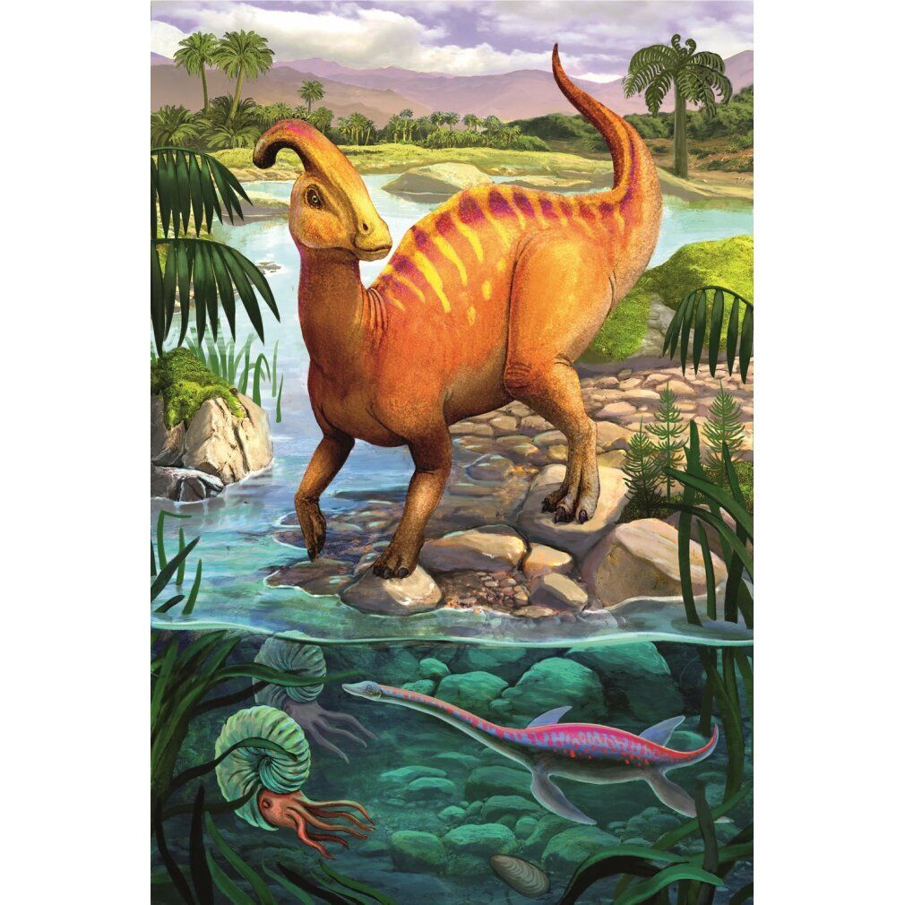 trefl Puzzle Amazing dinosaurs: Parasaurolophus 54 Stück