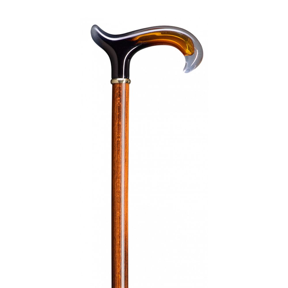 Gastrock Holzstock Acryl-derby Bernstein