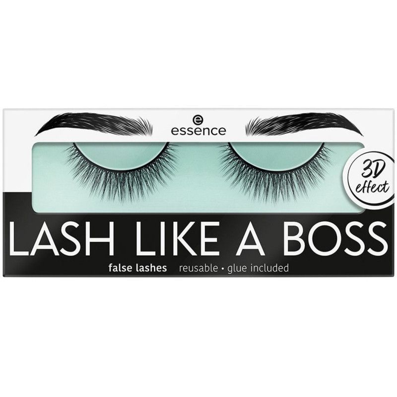 Essence 'Lash Like a Boss' Wimpernverpackung mit 3D-Effekt.