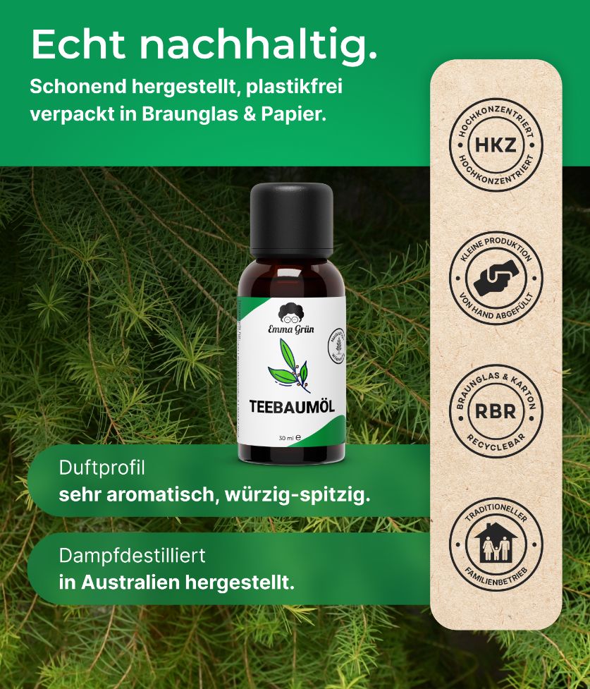 Emma Grün® ätherisches Teebaumöl