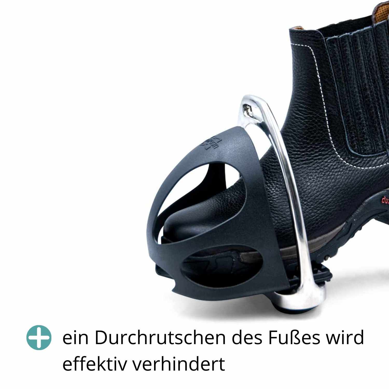 AMKA Steigbügeleinlage mit Durchrutschschutz