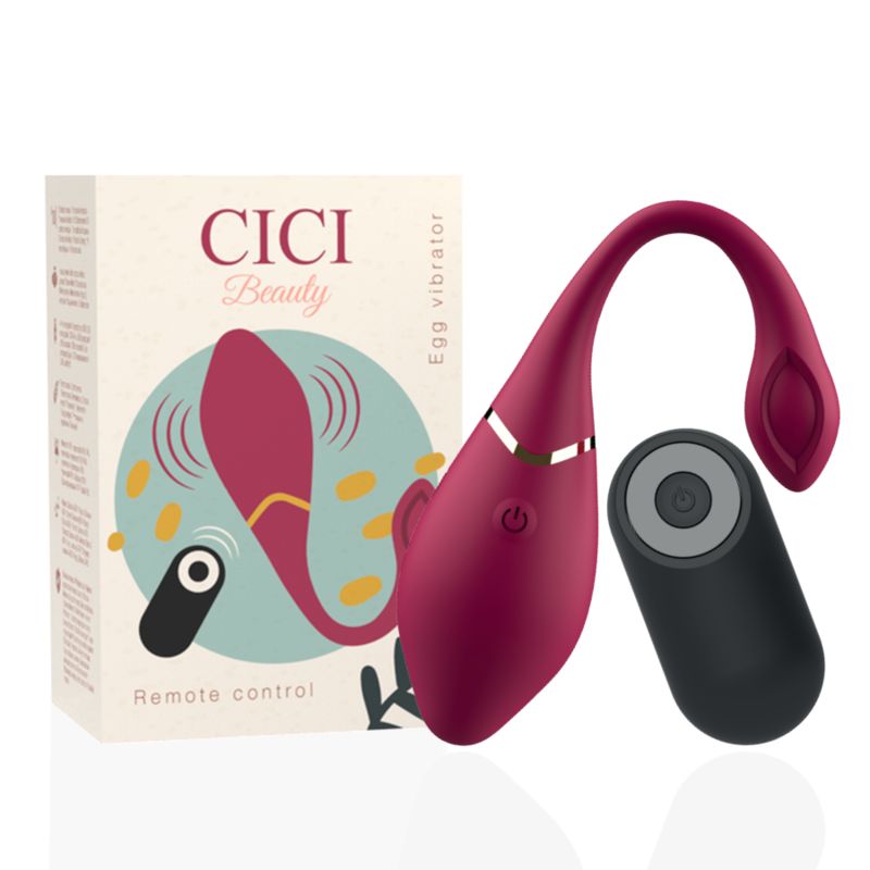 Cici Beauty - Silikon Ei-Vibrator mit Fernbedienung 1 St
