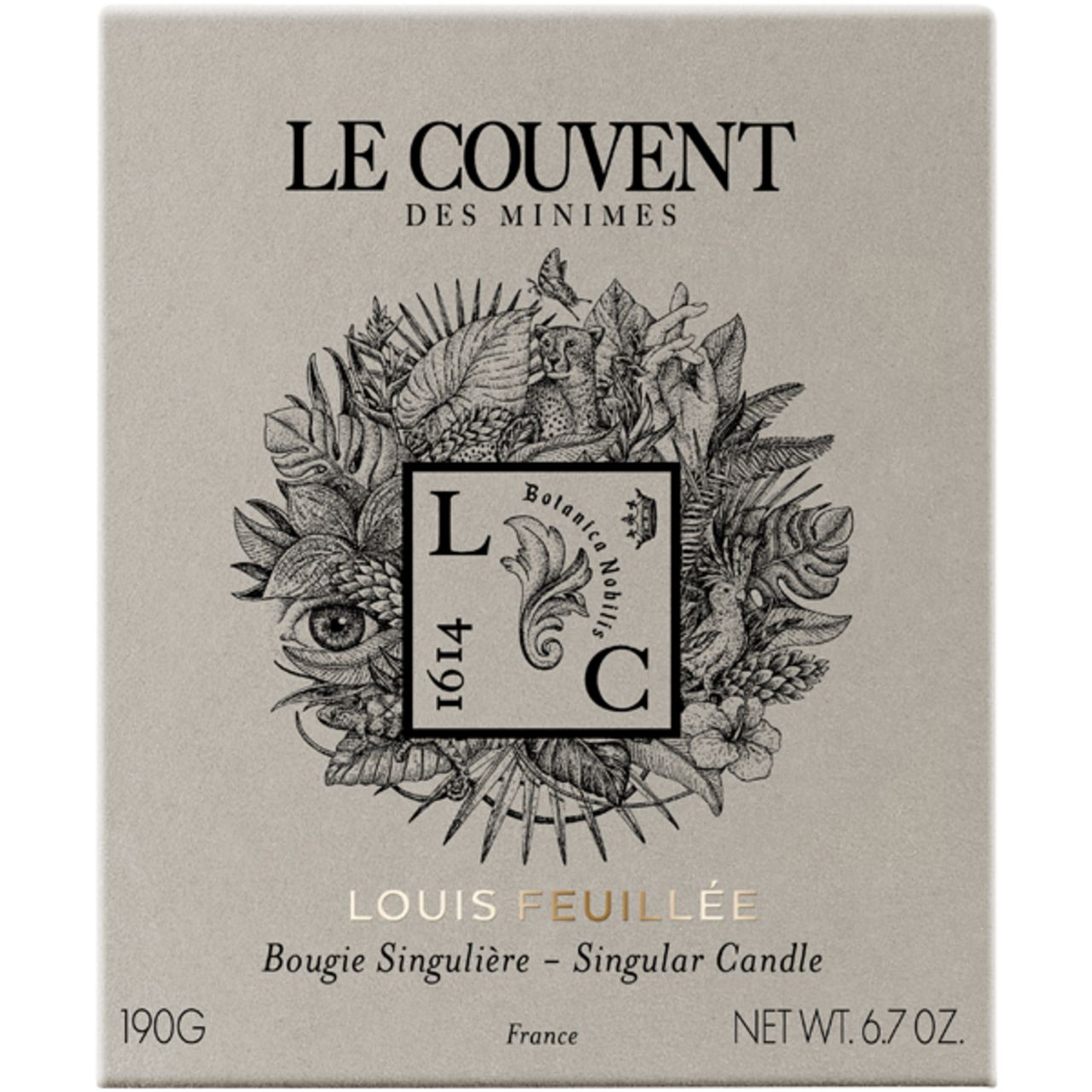 Le Couvent Maison de Parfum Singular Candle Louis Feuillee 190 g Wachs