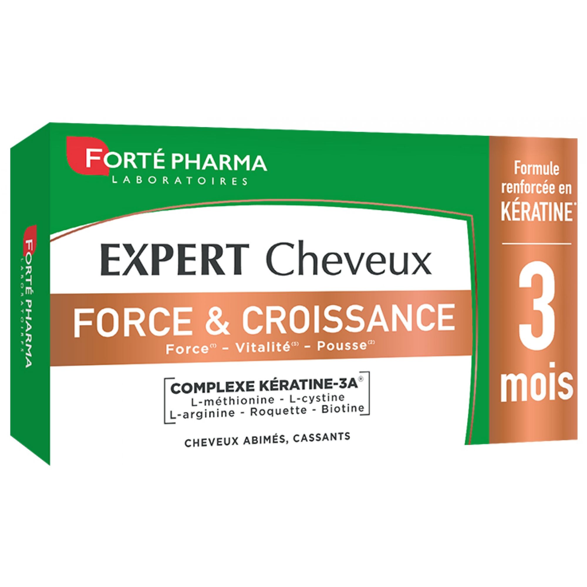 Forté Pharma Expert Haar Stärke & Wachstum 90 Tabletten 3,5x11x18 cm