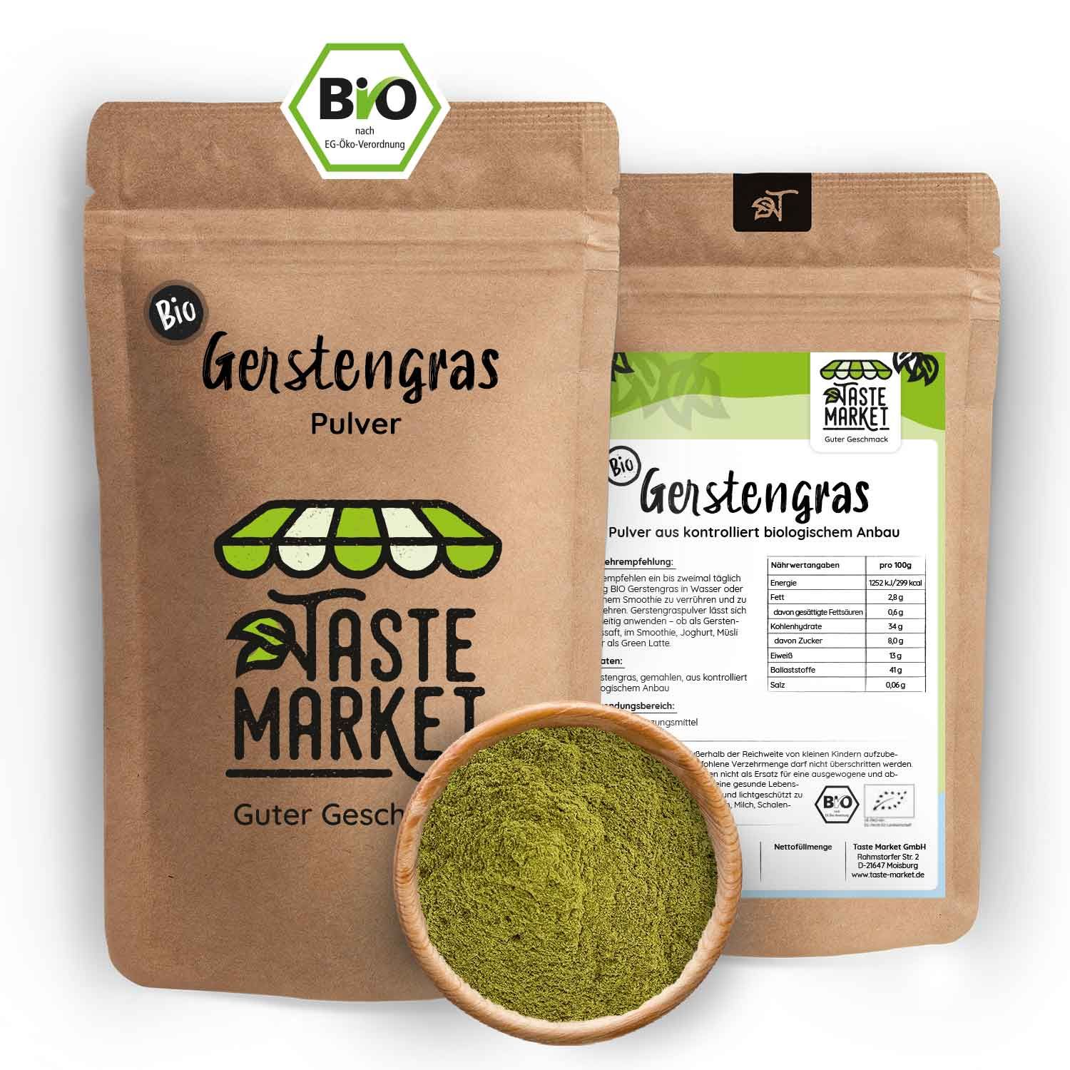 Taste Market Bio Gerstengras