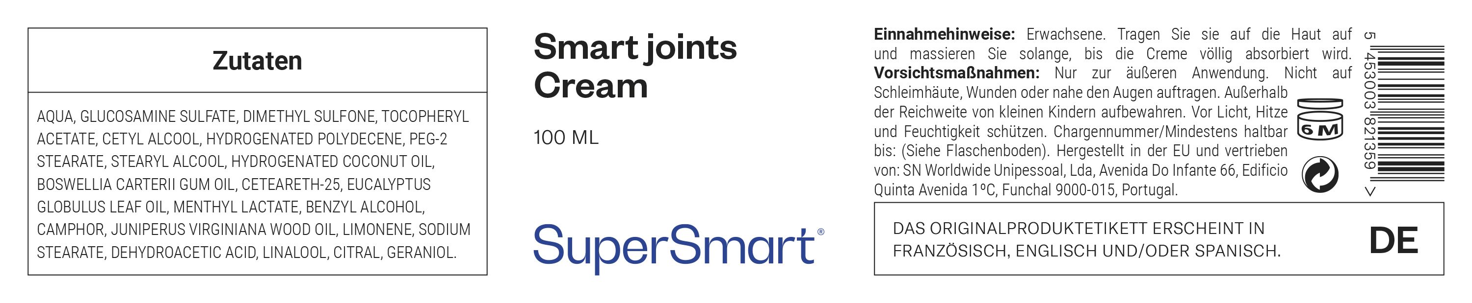 Schlaue Gelenkcreme - SuperSmart