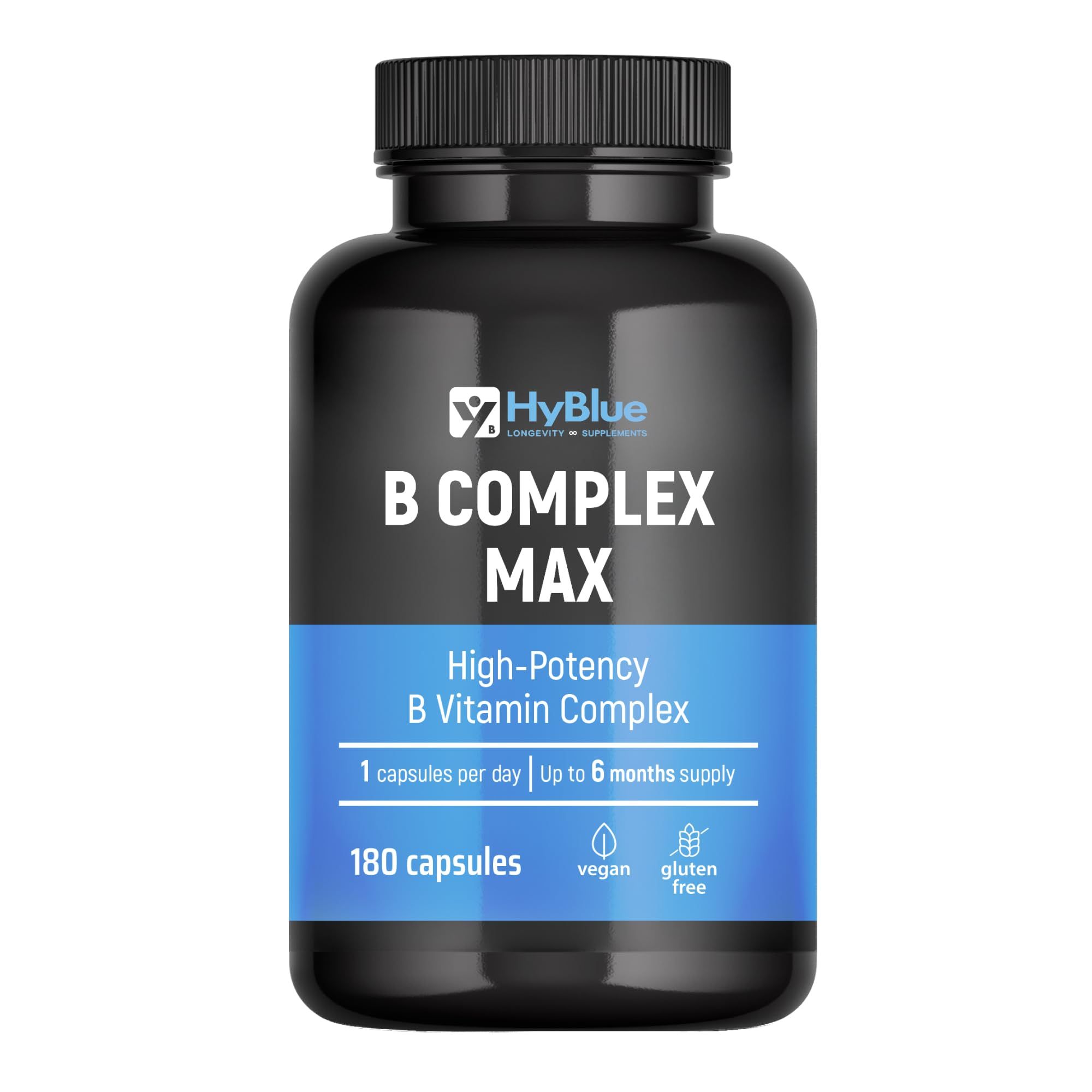 HyBlue Vitamina B Complex Alto Dosaggio