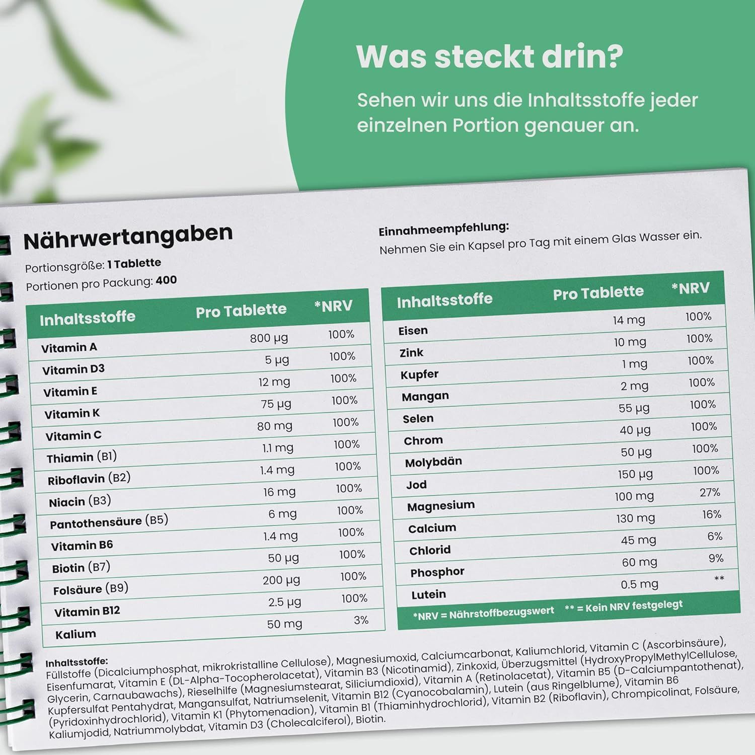 VitaBright Multivitamin und Mineralien