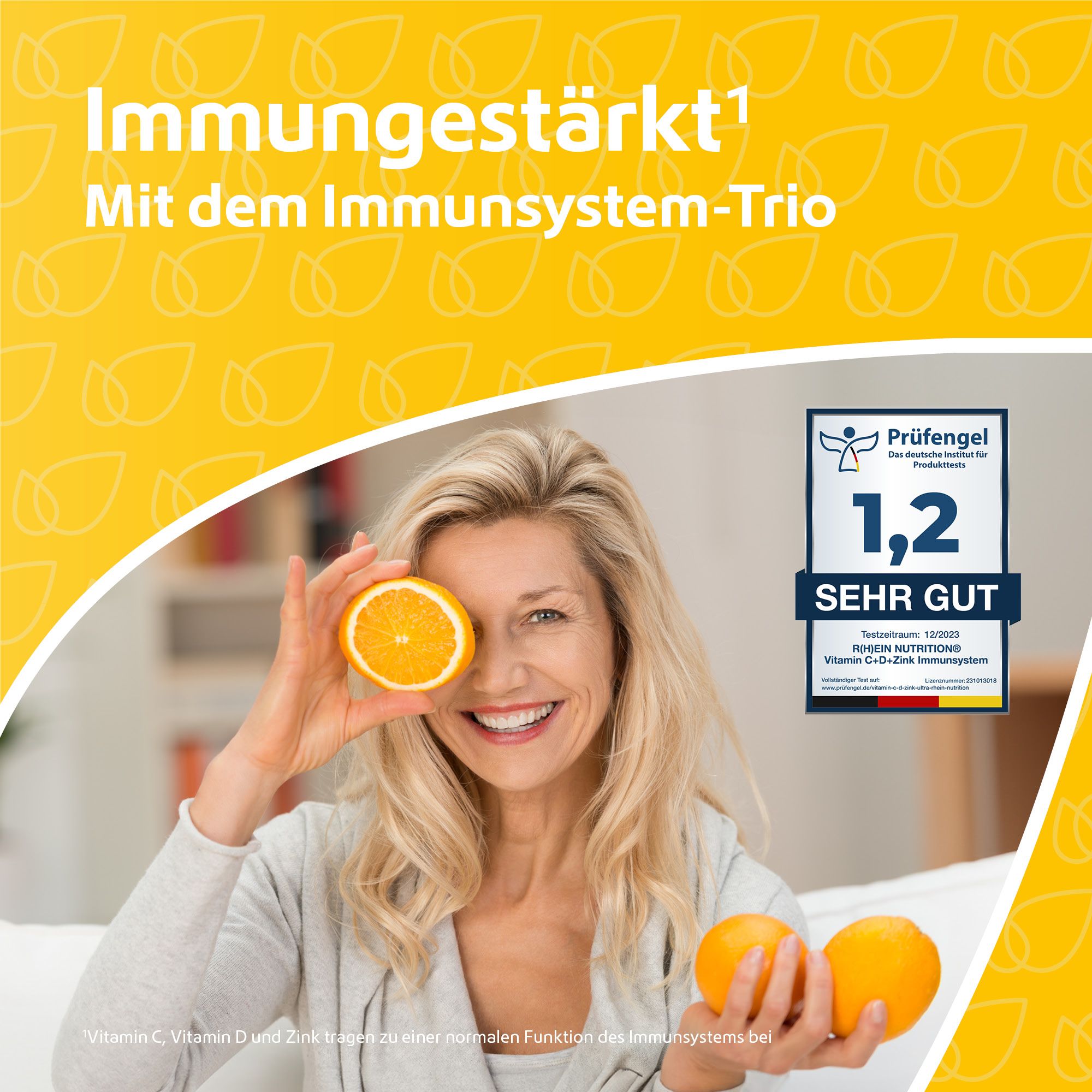 R(h)ein Nutrition Vitamin C + Vitamin D + Zink Immunsystem Ultra