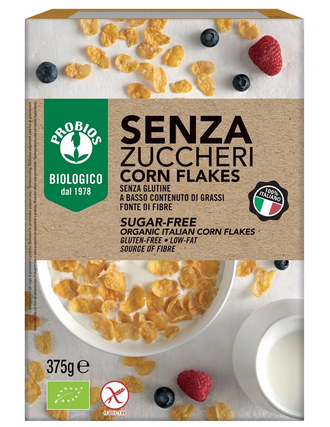 Corn Flakes Senza Zuccheri Senza Glutine - Probios