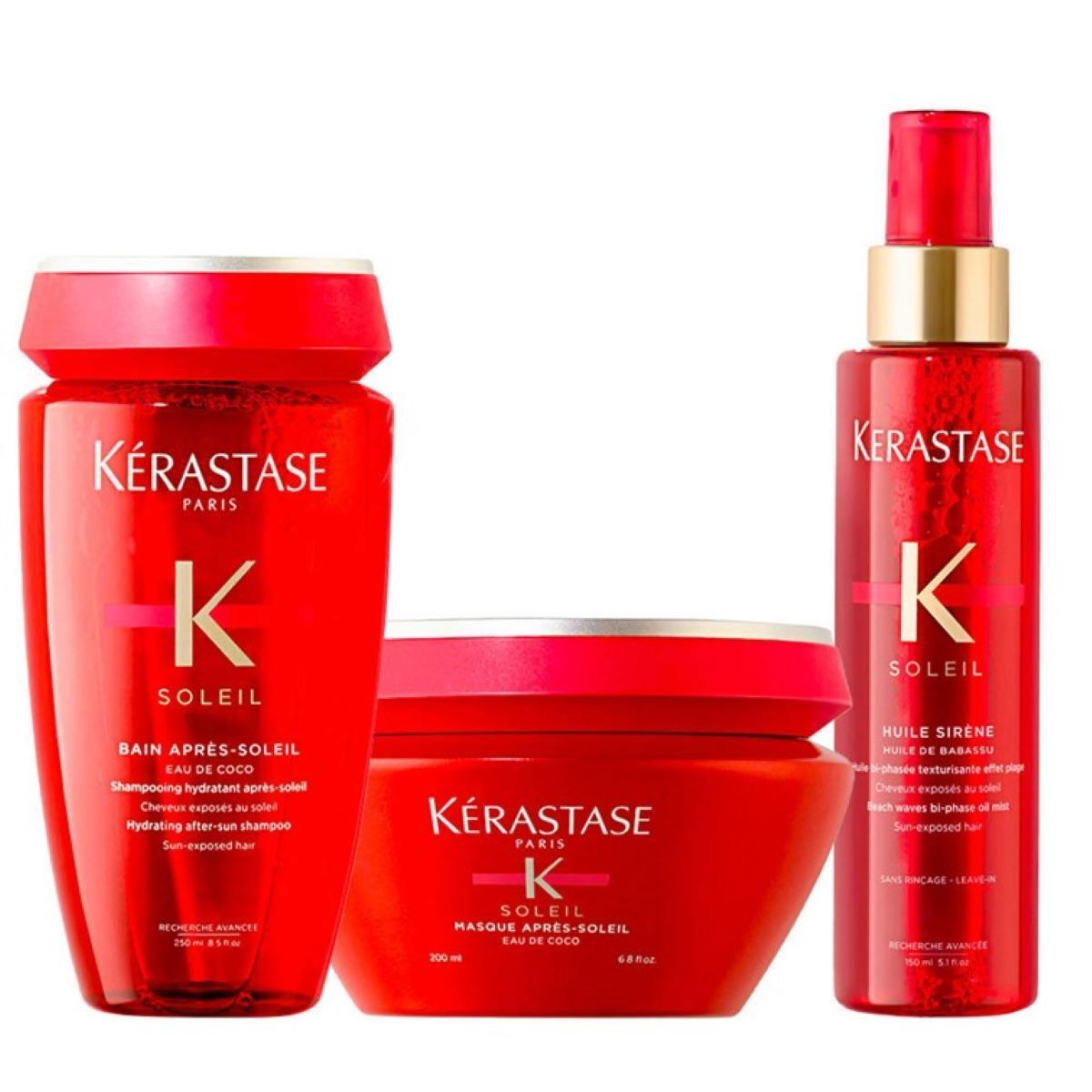 Kérastase Soleil Set (Bain / Masque / Huile)