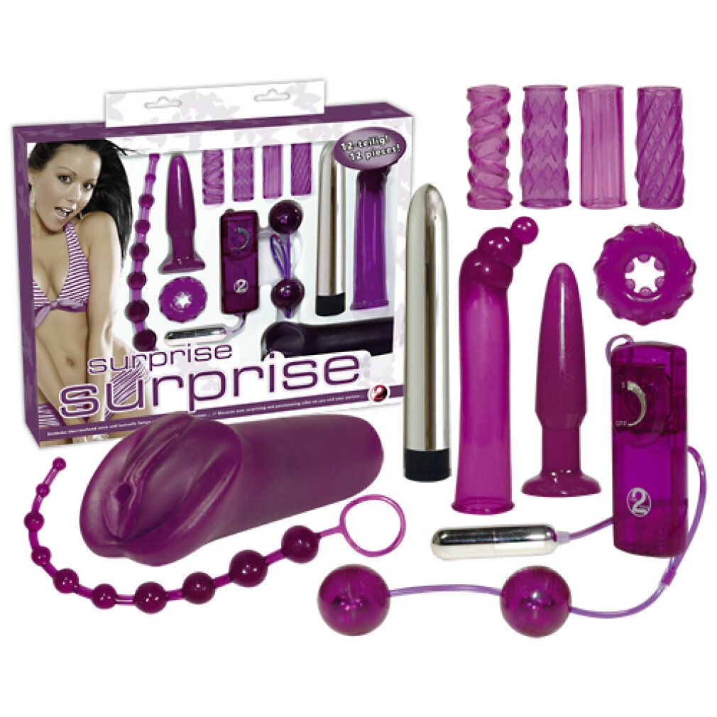 12-teiliges Toyset „Surprise Surprise“ | Für Penis & Vagina, inkl. Analtoys | You2Toys