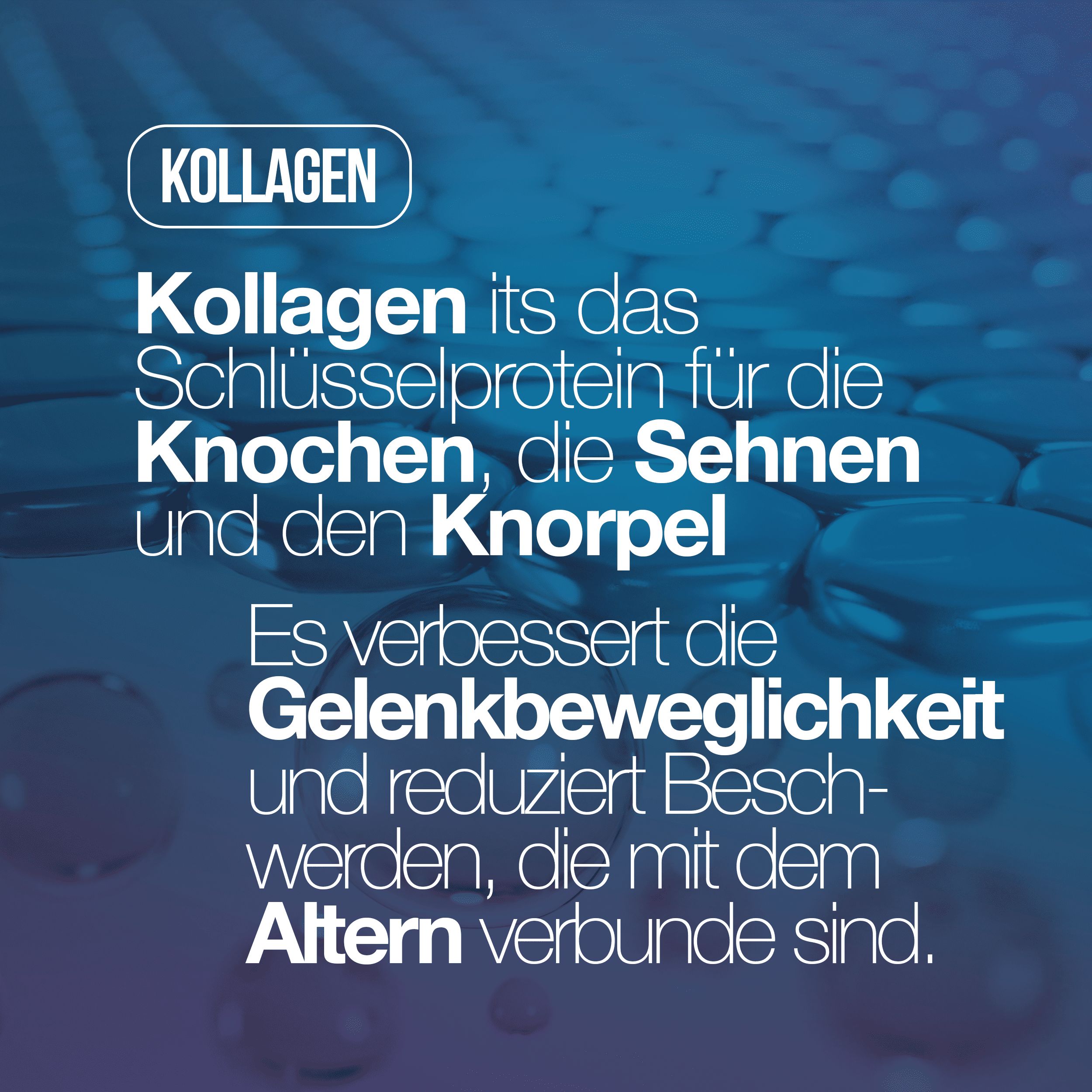 Kollagen Komplex mit Hyaluron & Biotin – 240 Tabletten hochdosiert. 2000 mg Kollagen-Hydrolysat mit