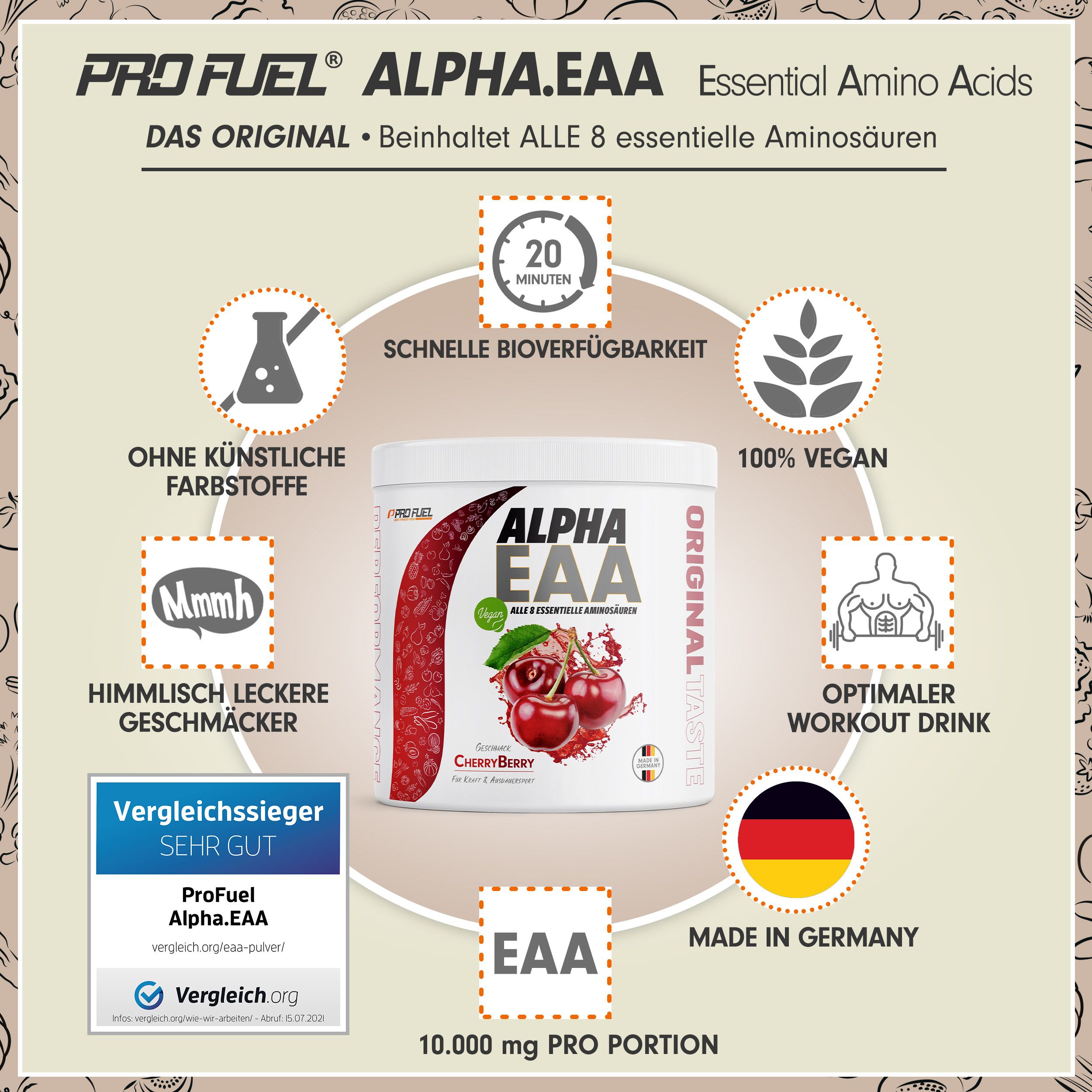 ProFuel - Alpha.EAA Pulver 462 g