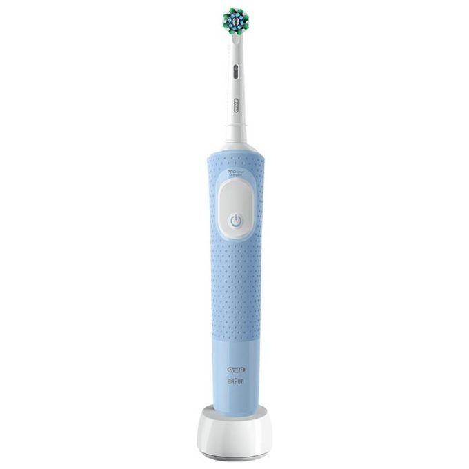 Oral-B Vitality Pro Elektrische Zahnbürste, 3 Putzmodi für Zahnpflege, Designed by Braun, blau #Vi