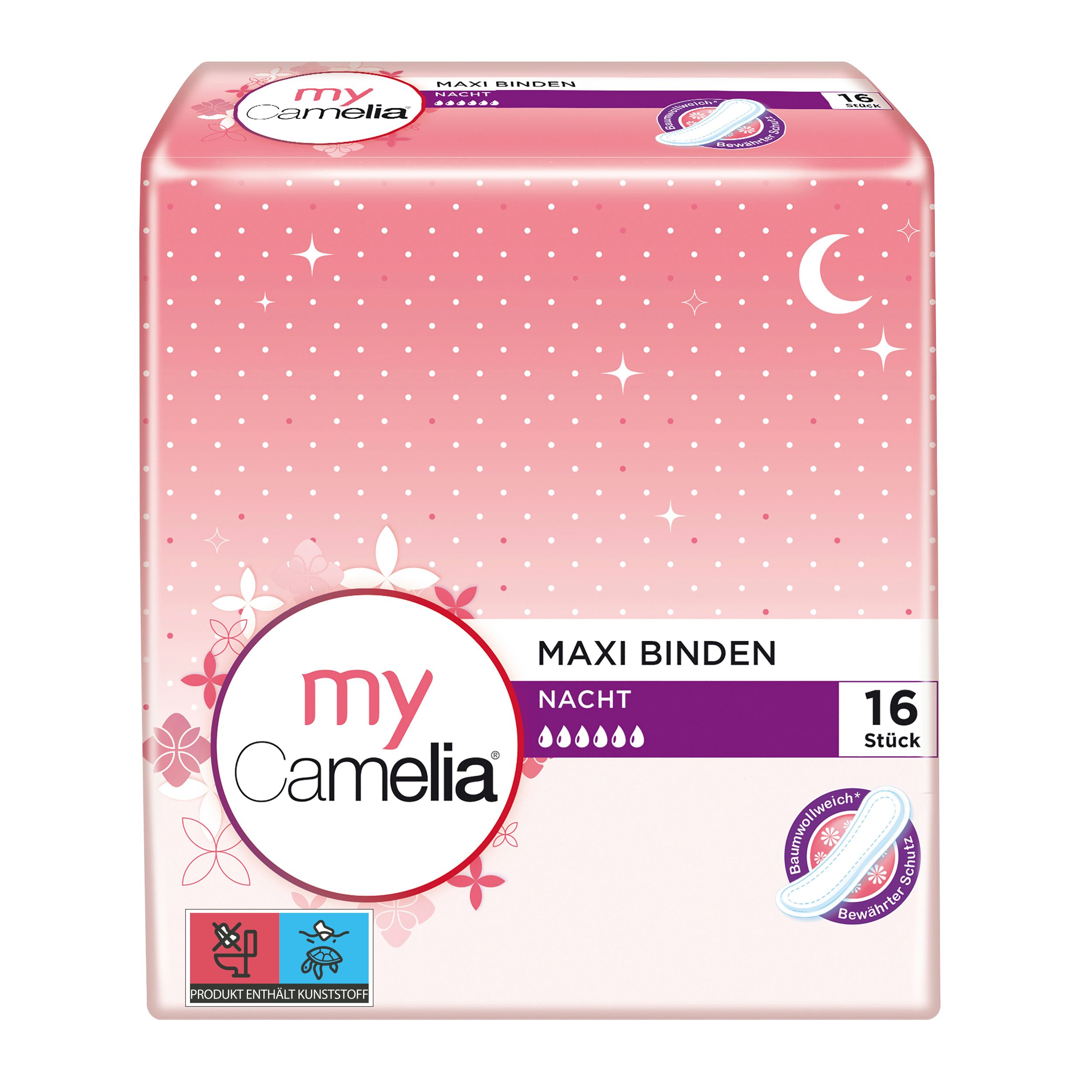 Camelia Maxi Damenbinden Damenhygiene Binden Night
