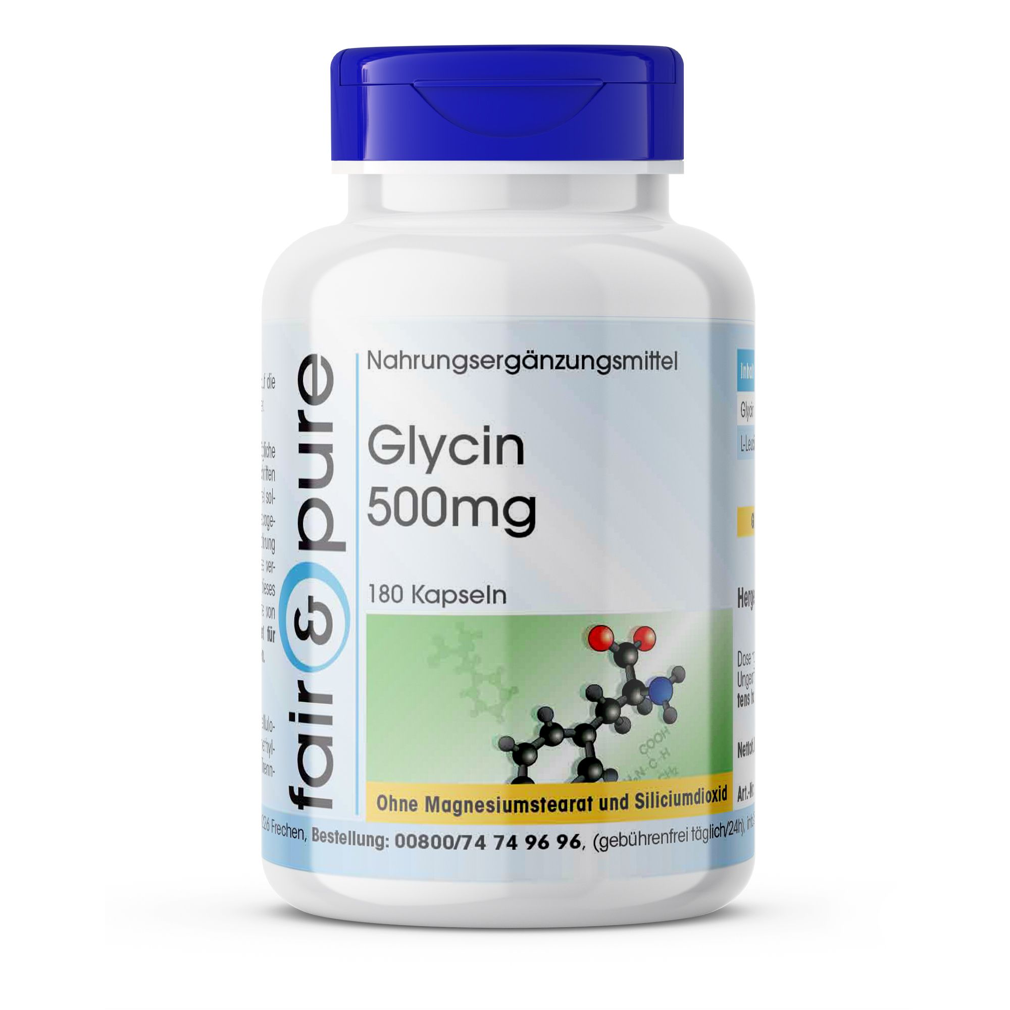 fair - pure | Glycin 500mg schluckfreundlich 180 St