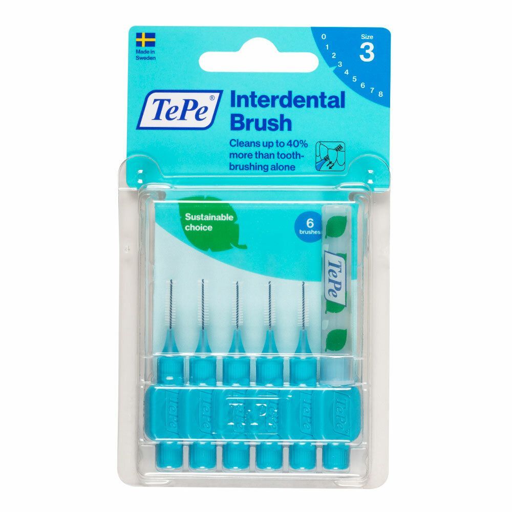 TePe Interdentalbürsten 0,6 mm blau