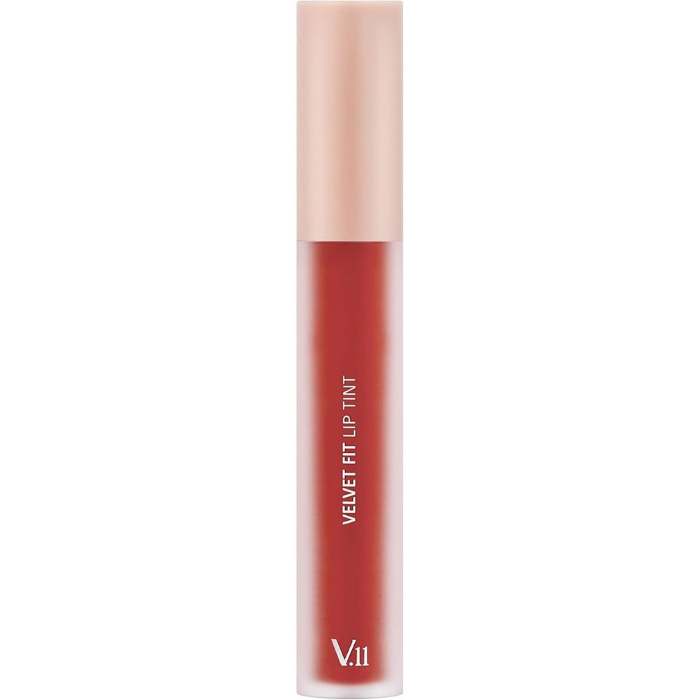 VILLAGE 11 FACTORY Velvet Fit Lip Tint Blooming Red Liquid Lipstick