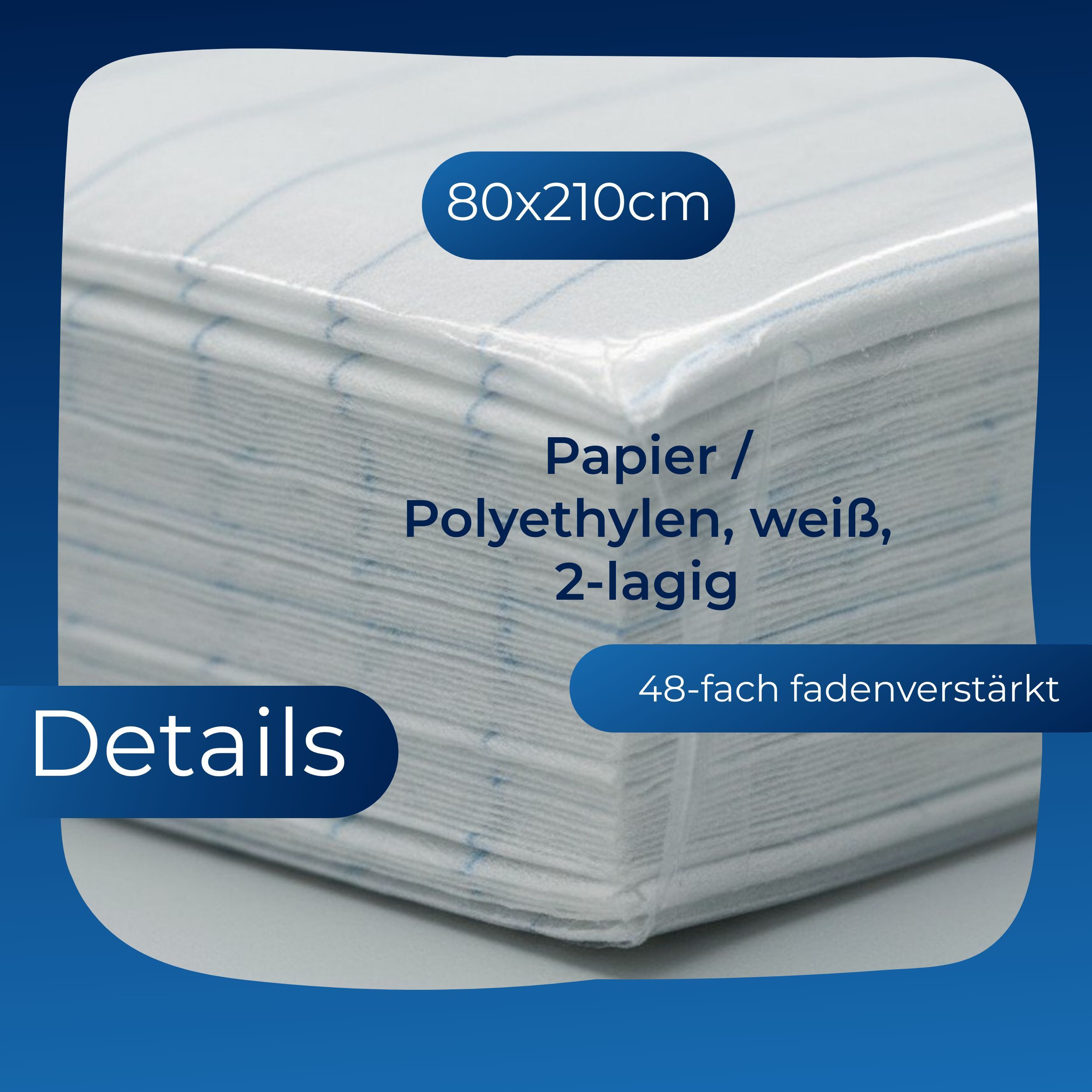 Horn Medical Einweg Trage-Laken 80 x 210cm