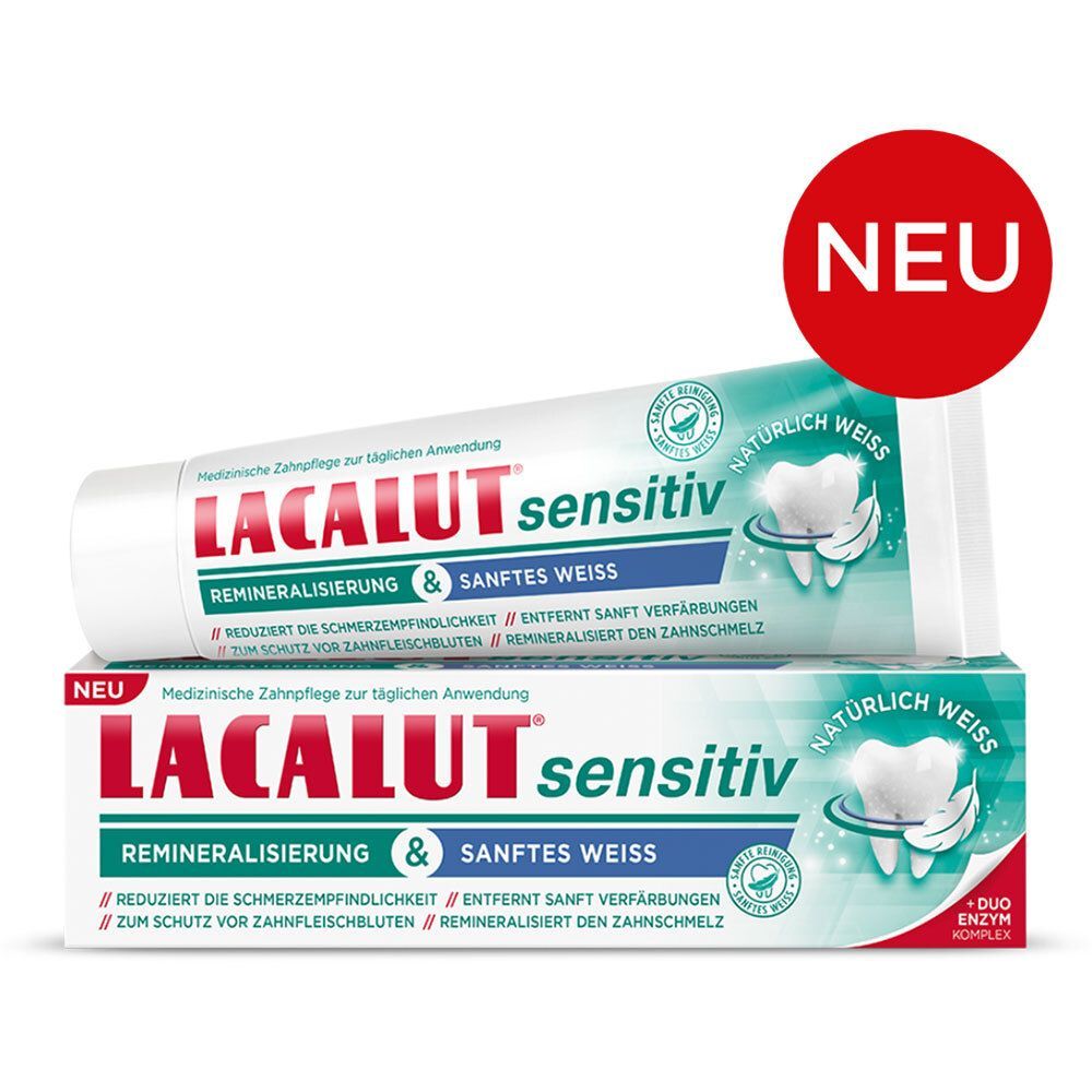 LACALUT® sensitiv Remineralisierung & sanftes Weiss