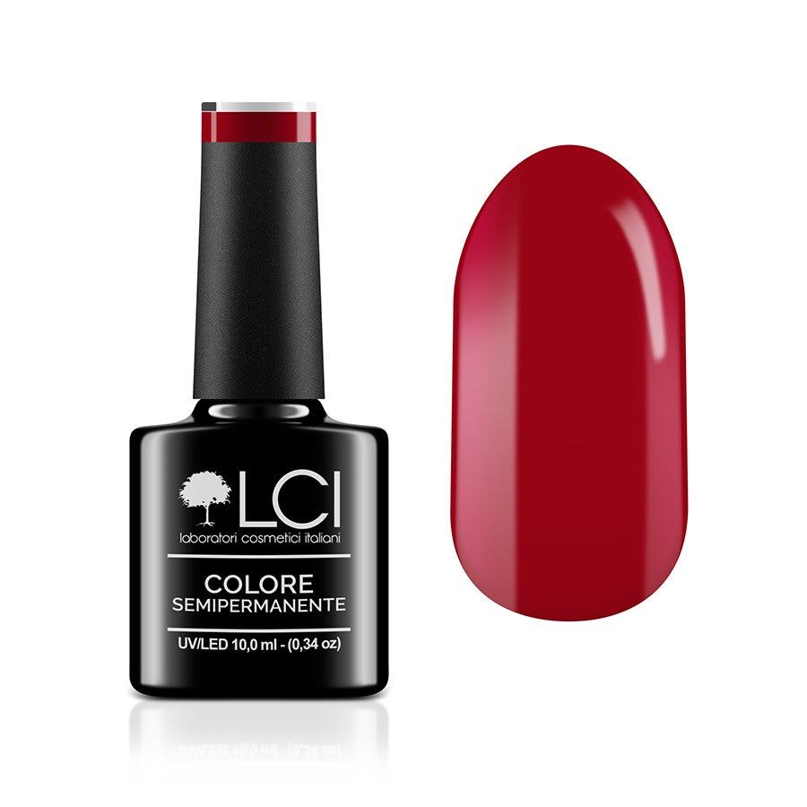 LCI Cosmetics - Smalto Semipermanente LCI - Rosso scuro
