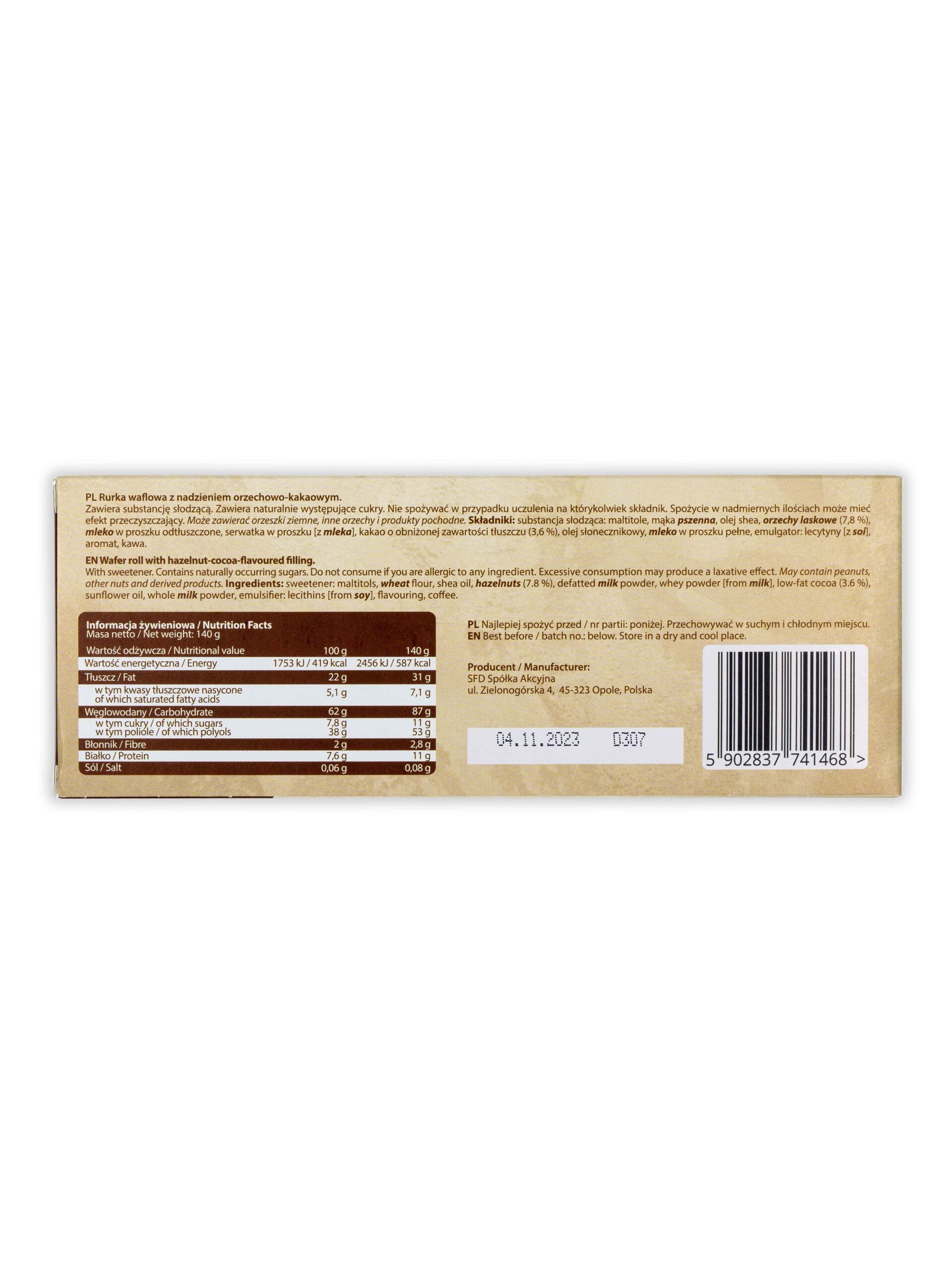 Allnutrition Nutlove Crispy Rolls with Hazelnut-Cocoa Filling