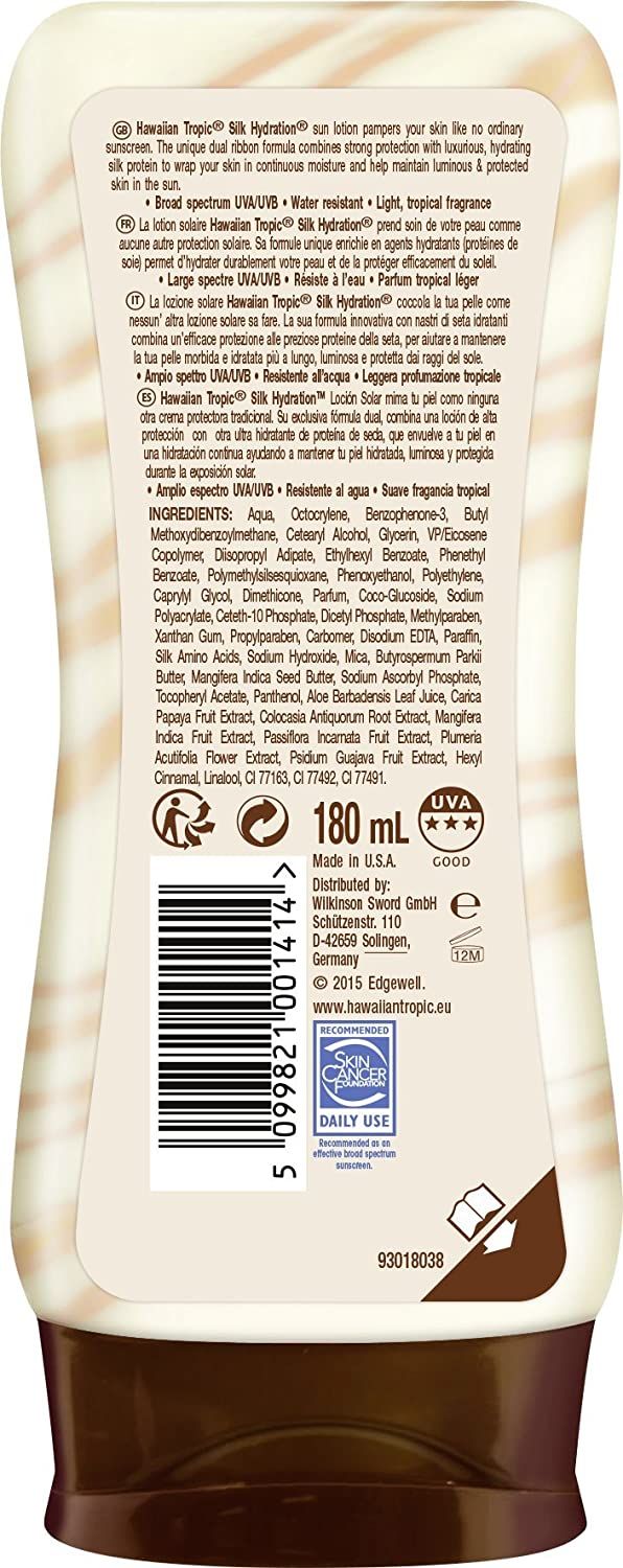SILK sun lotion SPF30 180 ml