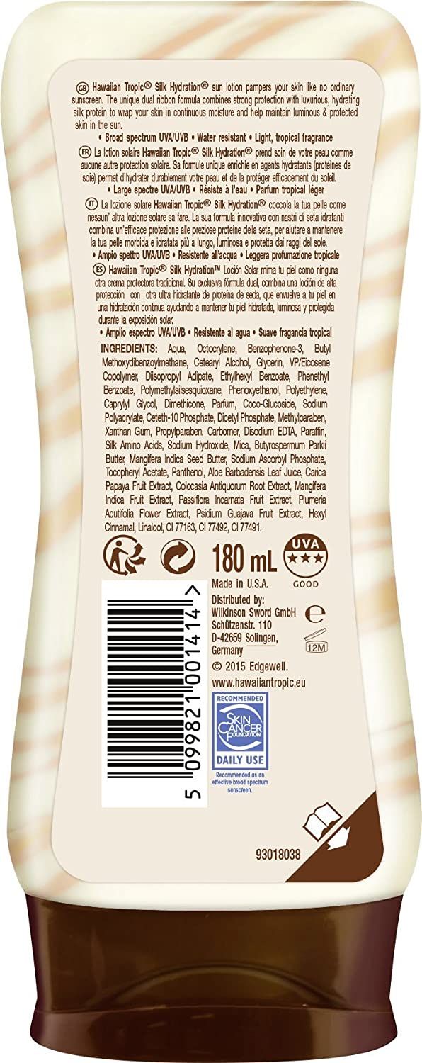 Hawaiian Tropic Silk Hydration Protective Sun Lotion Sonnencreme LSF 30