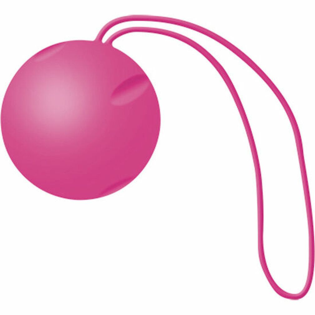 Joyballs® Trend, rosa. Kugel mit Schlaufe. Produktansicht. Weißer Hintergrund.