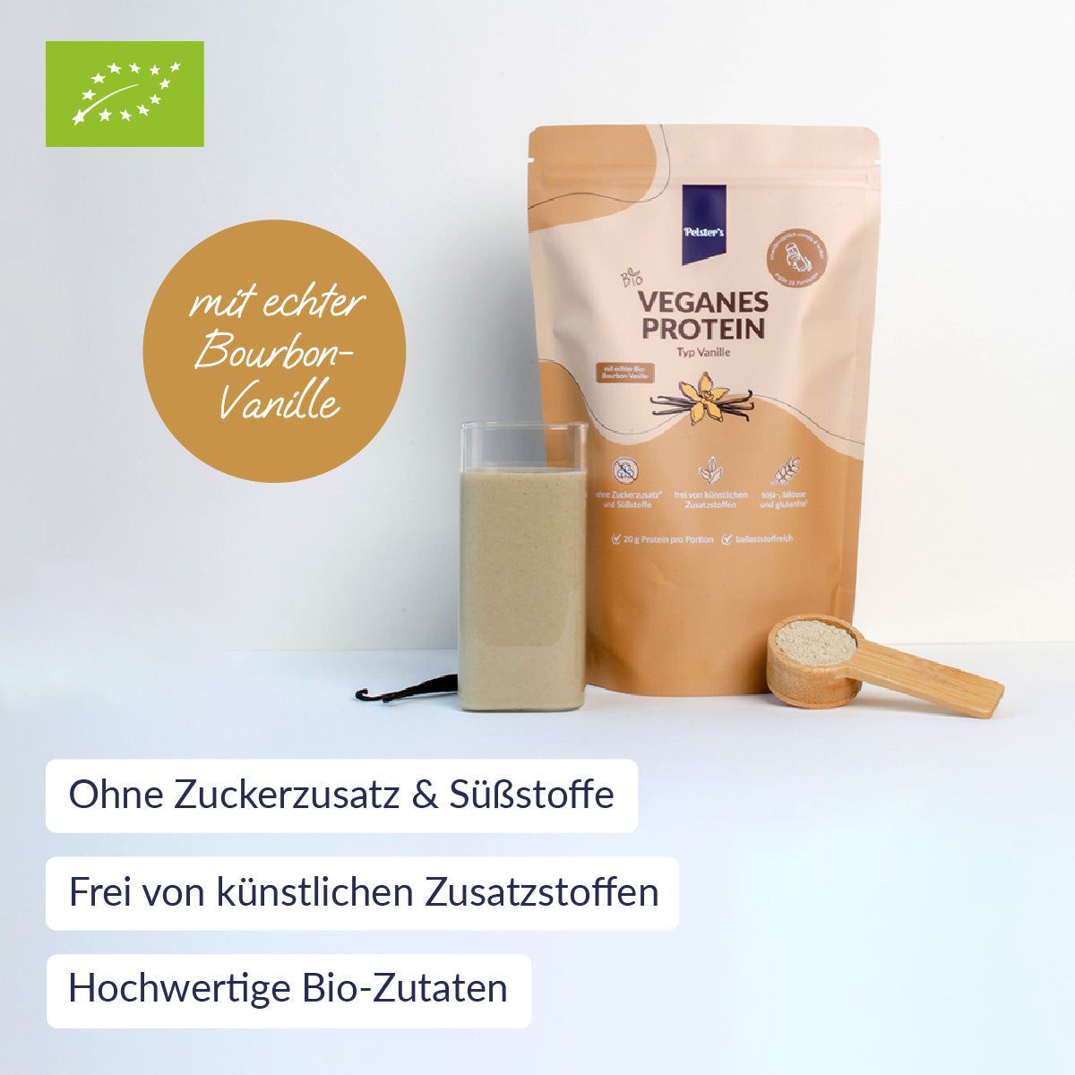 Pelster's Veganes Bio Proteinpulver Typ Vanille
