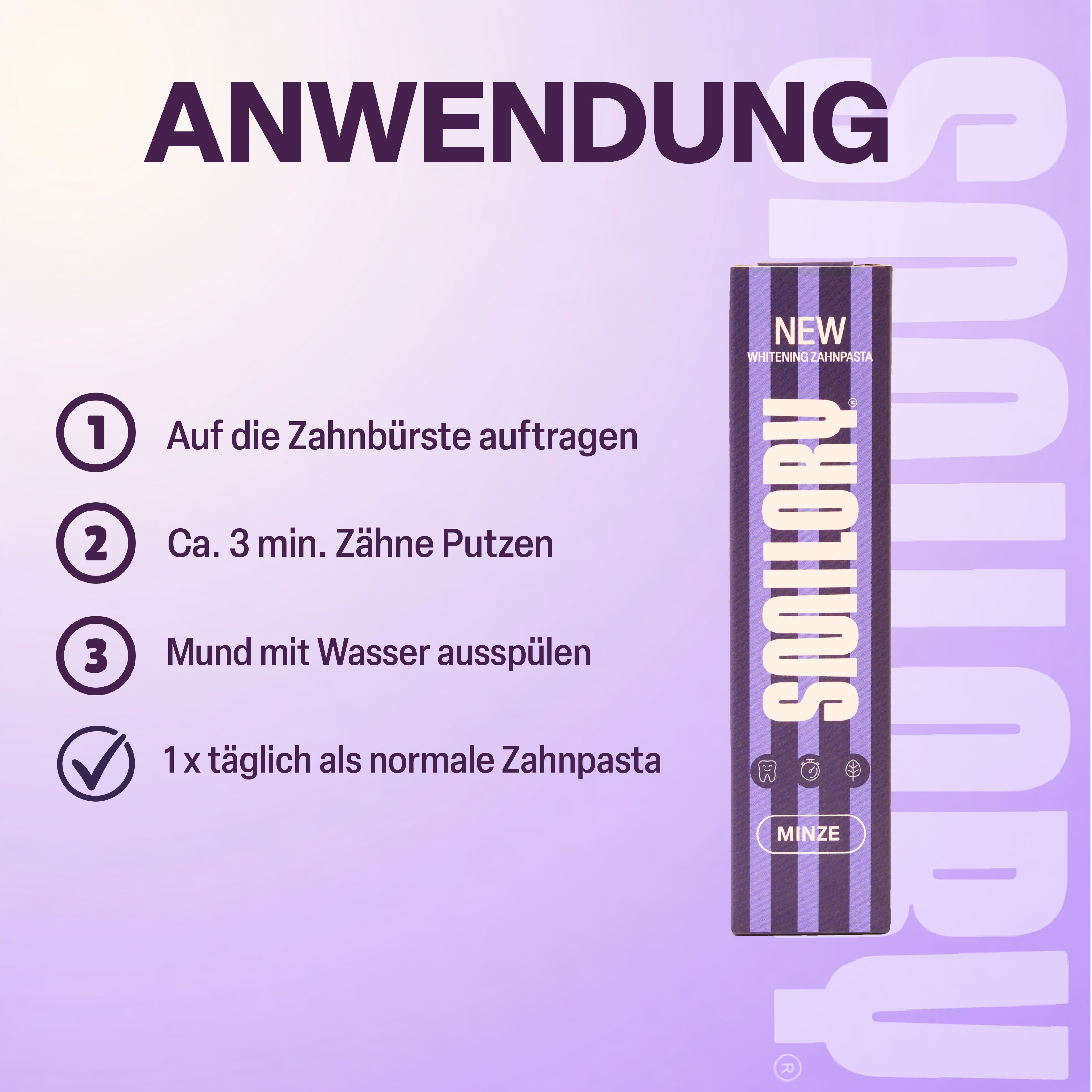 Smilory® Lila Whitining Zahnpaste