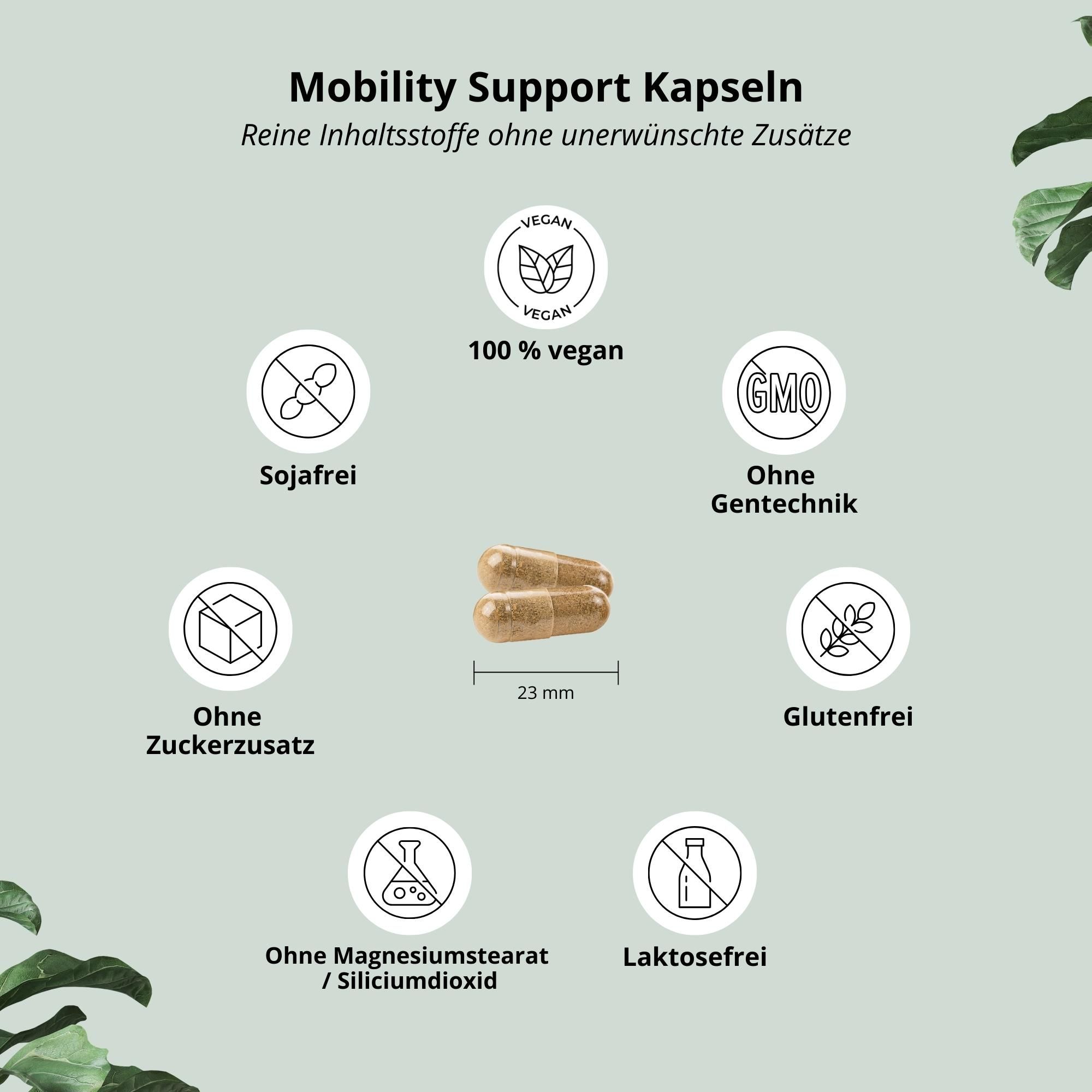 Nutri+ Mobility Support Gelenk Kapseln mit Glucosamin + Chondroitin 120 St