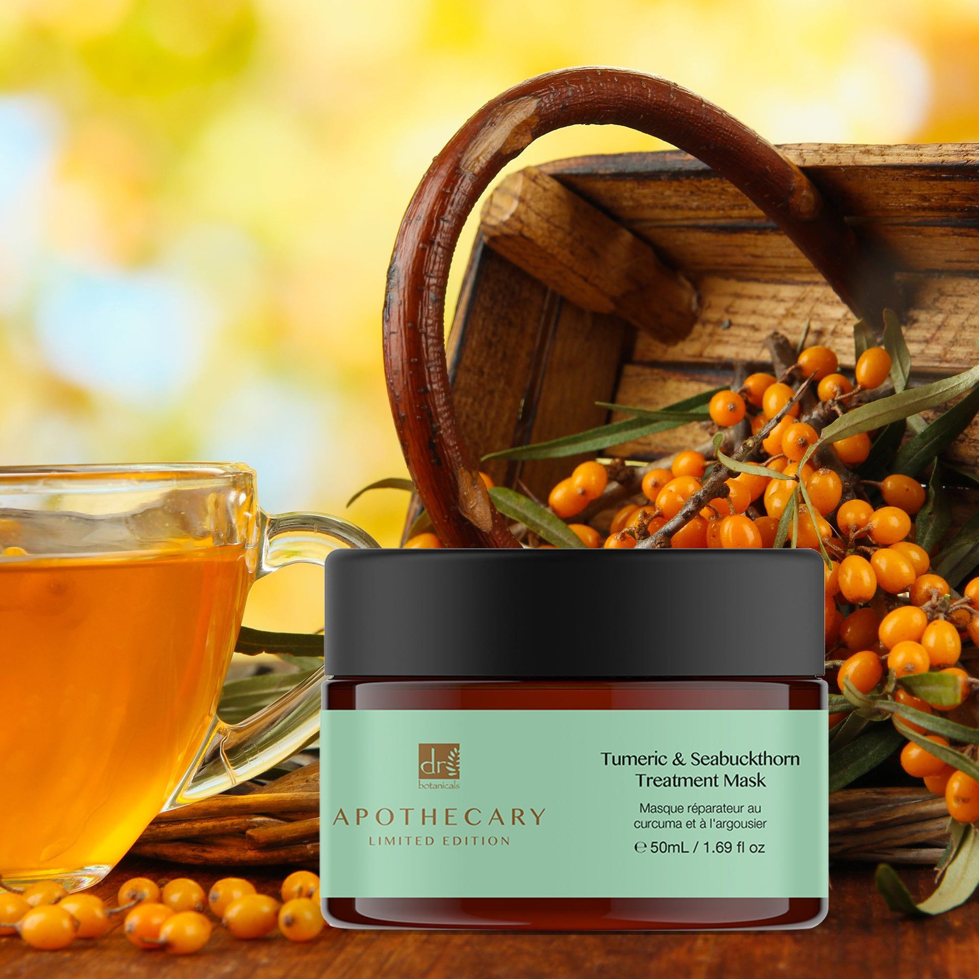 Dr Botanicals Tumeric & Seabuckthorn Treatment Mask